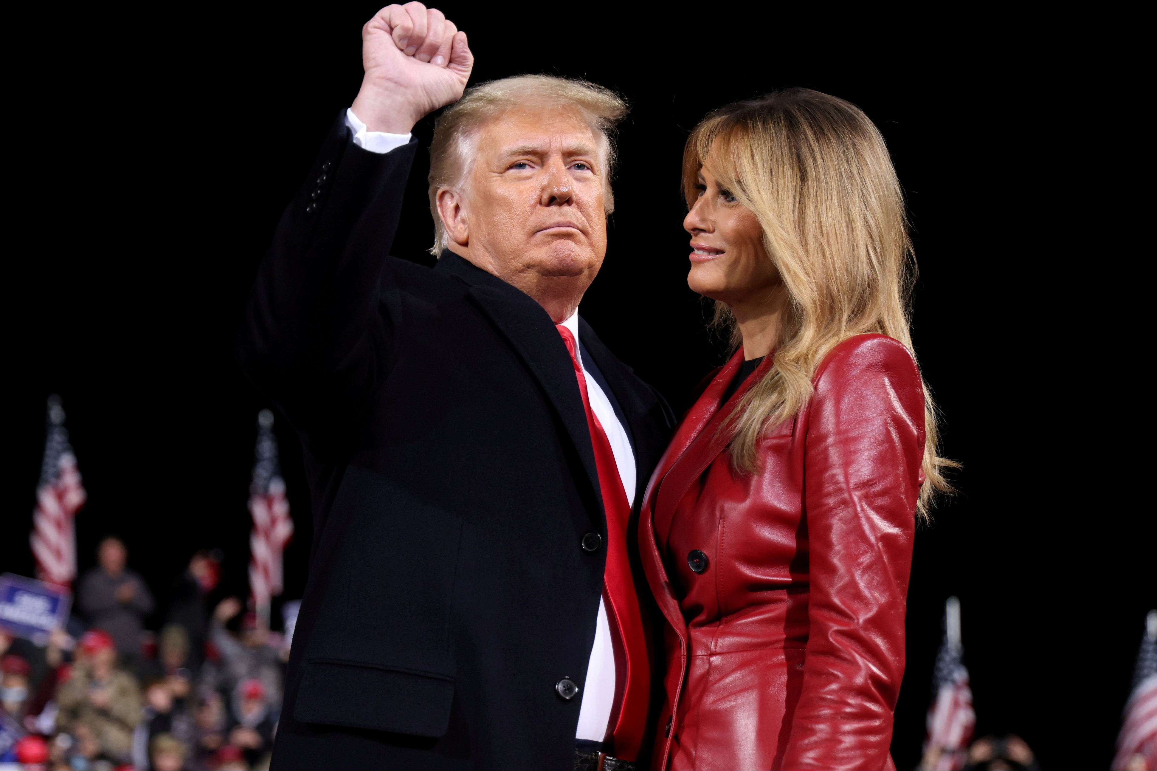 Trump says ‘he has never worked harder’ than on election fraud claims 