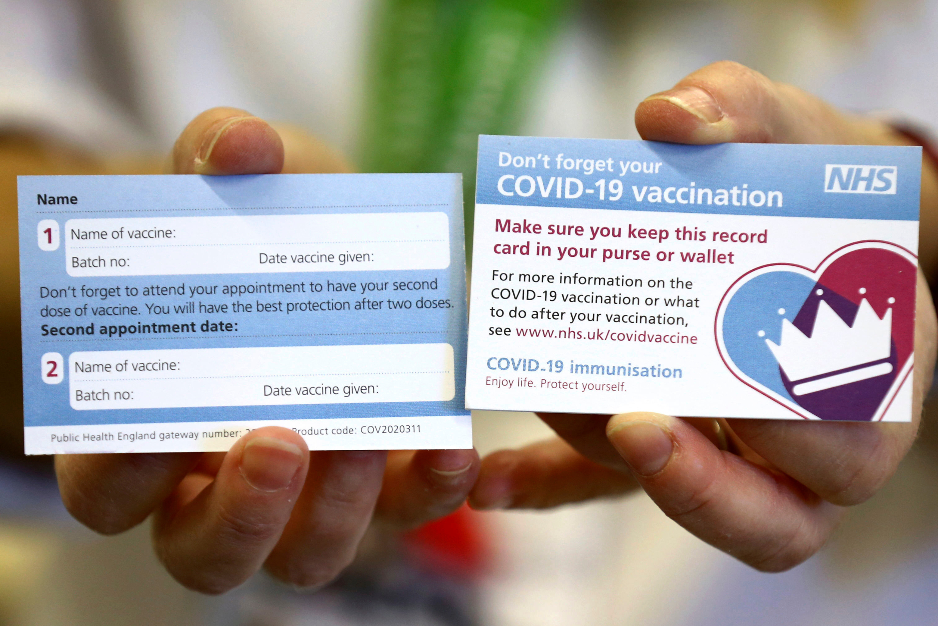 Millions to have lives ‘unlocked’ with Covid jab card, minister says
