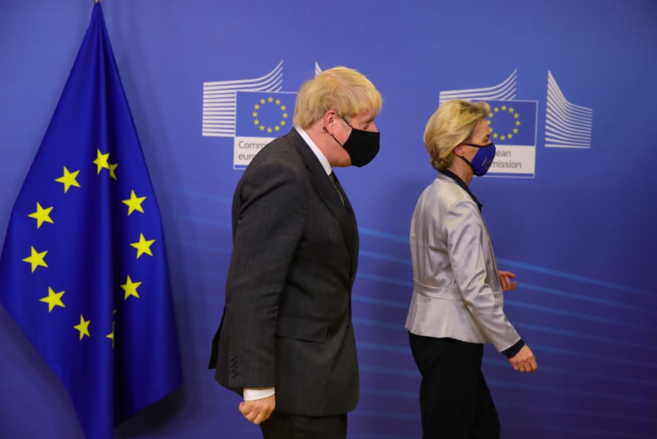 British PM Visits Brussels Ahead Of Brexit Deal Deadline