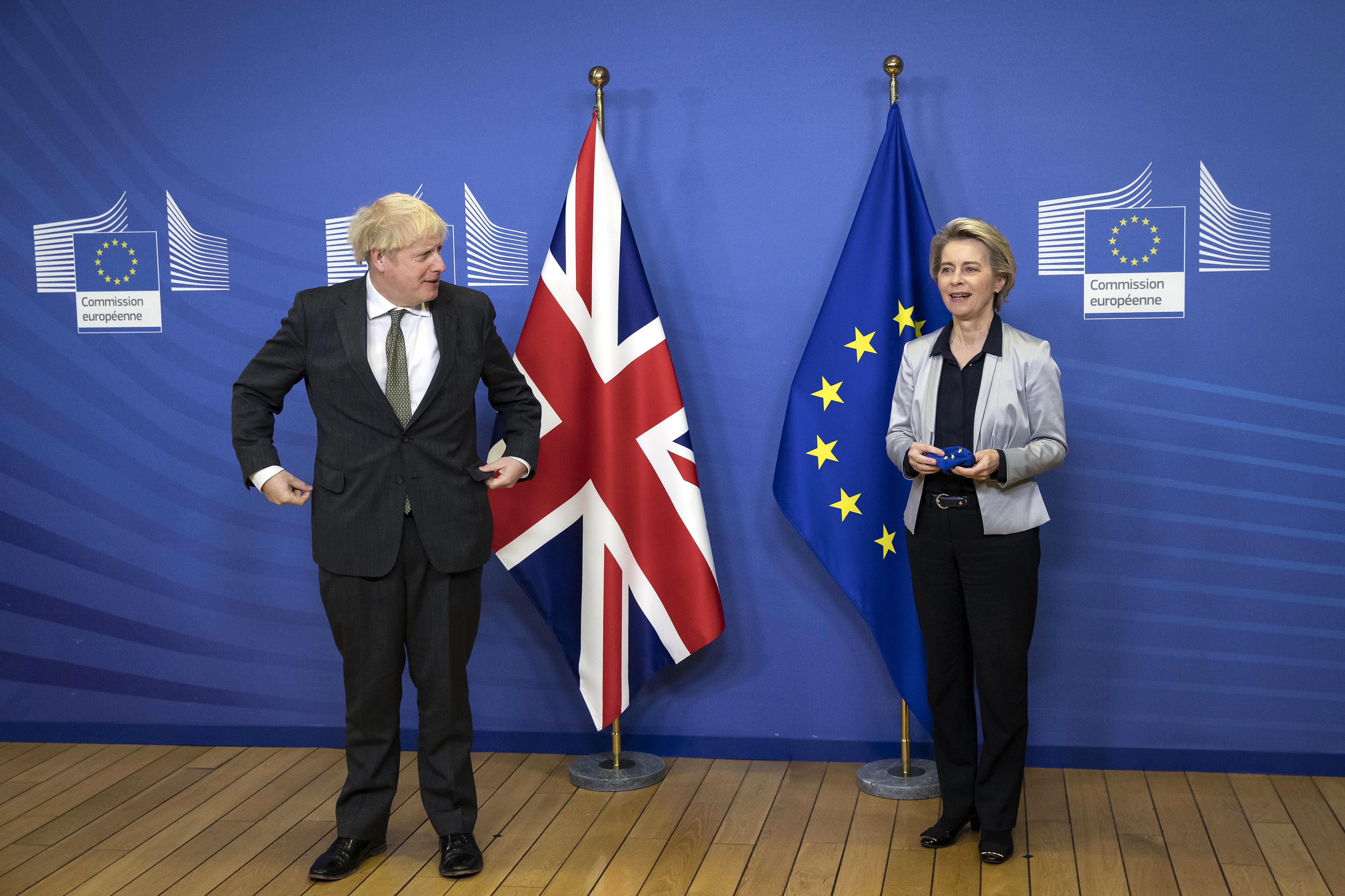 British PM Visits Brussels Ahead Of Brexit Deal Deadline