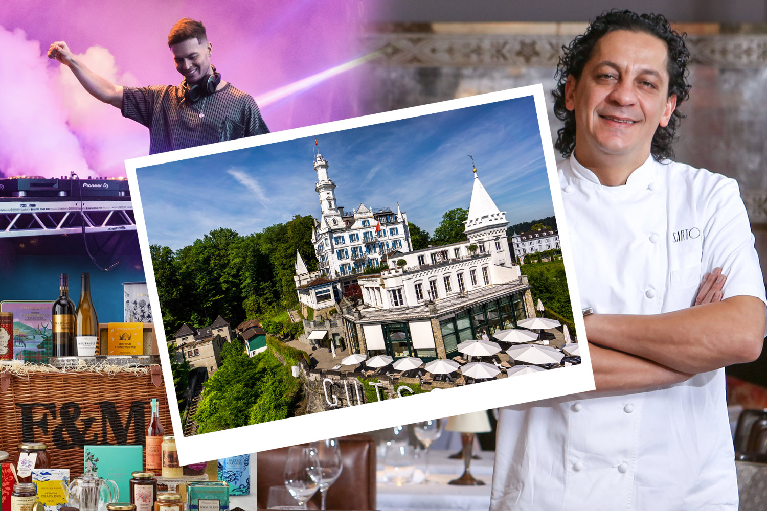 Bid on a castle trip or a meal  at home from a top chef in our auction