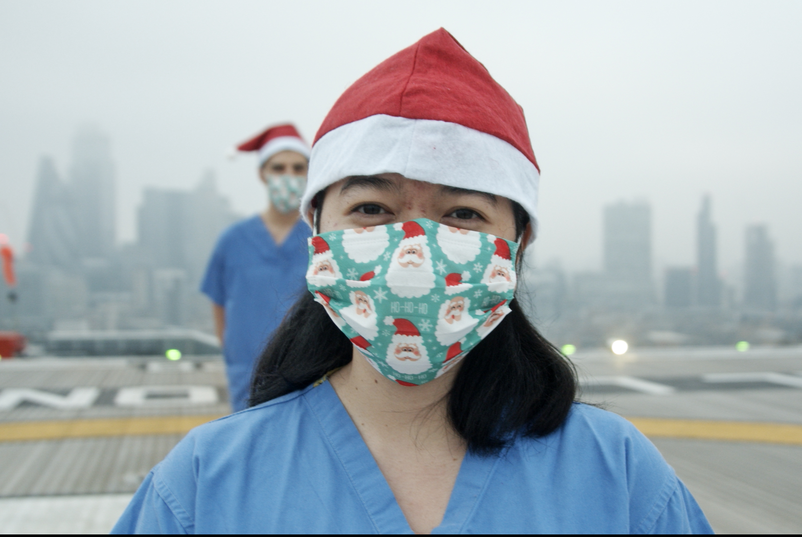 Rocking around the helipad: Hospital staff record charity single
