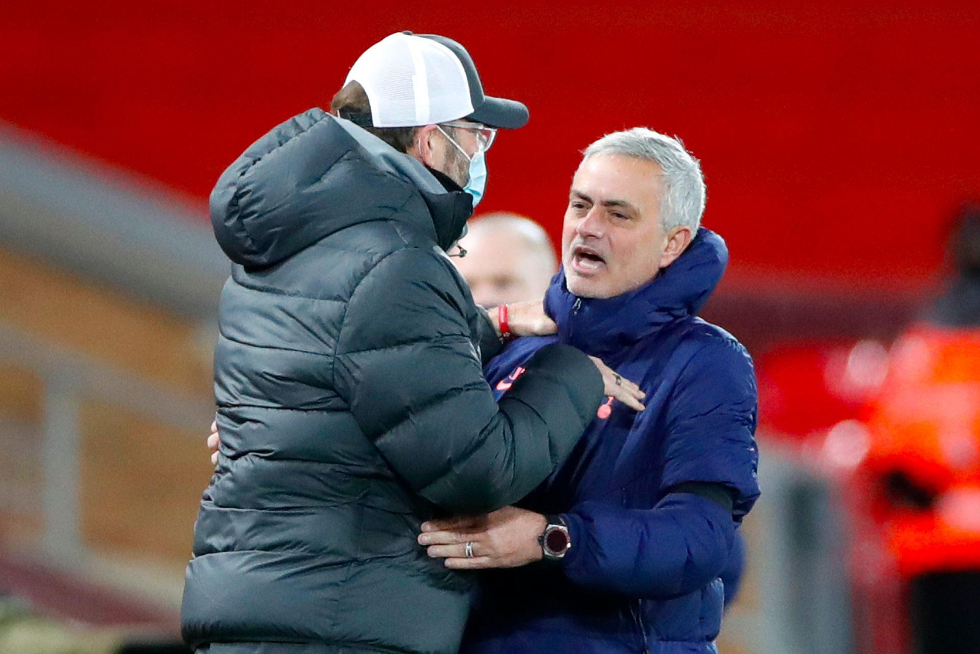Jose Mourinho reveals what he told Klopp in heated full-time exchange