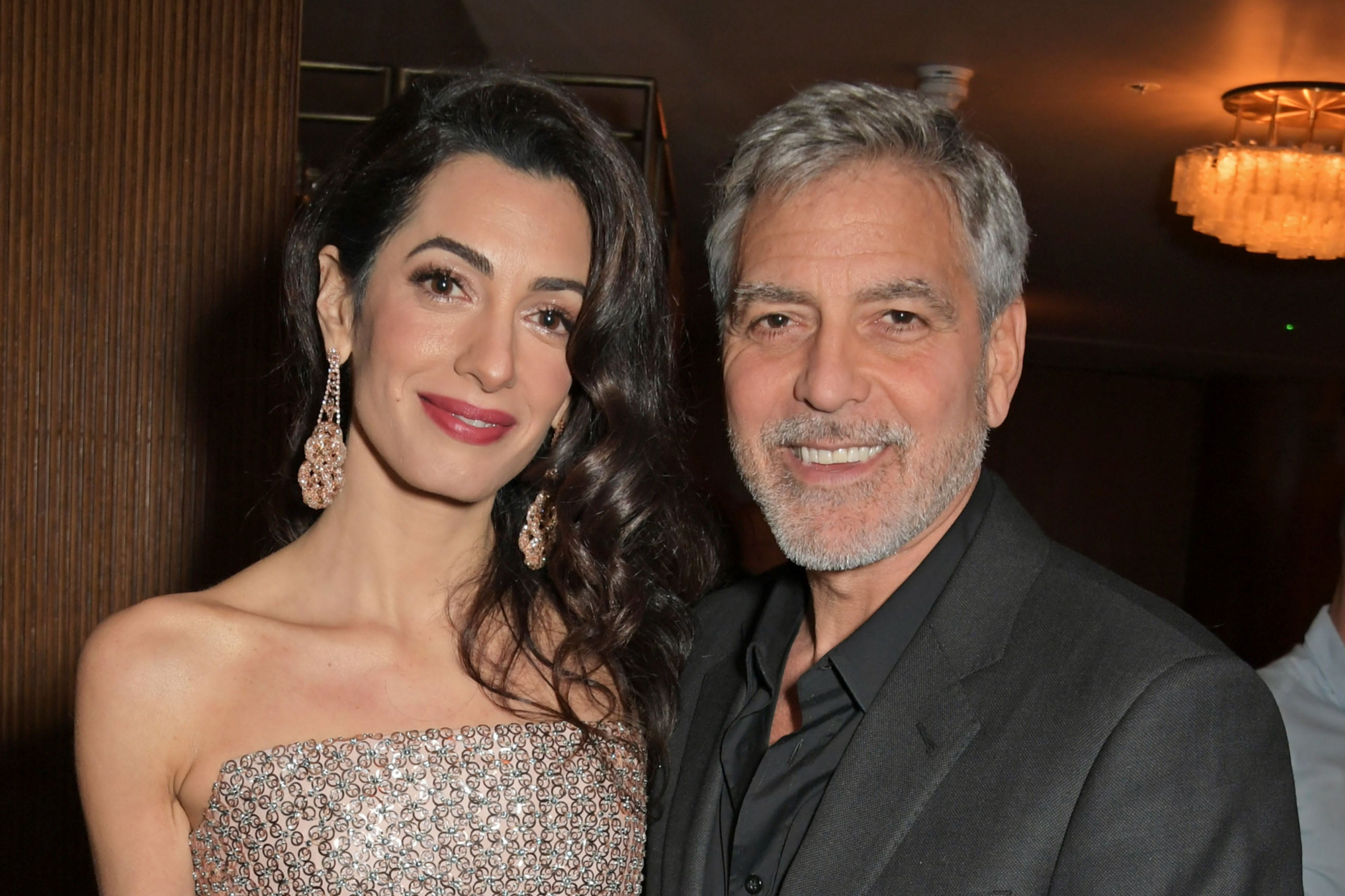 Amal Clooney and George Clooney 