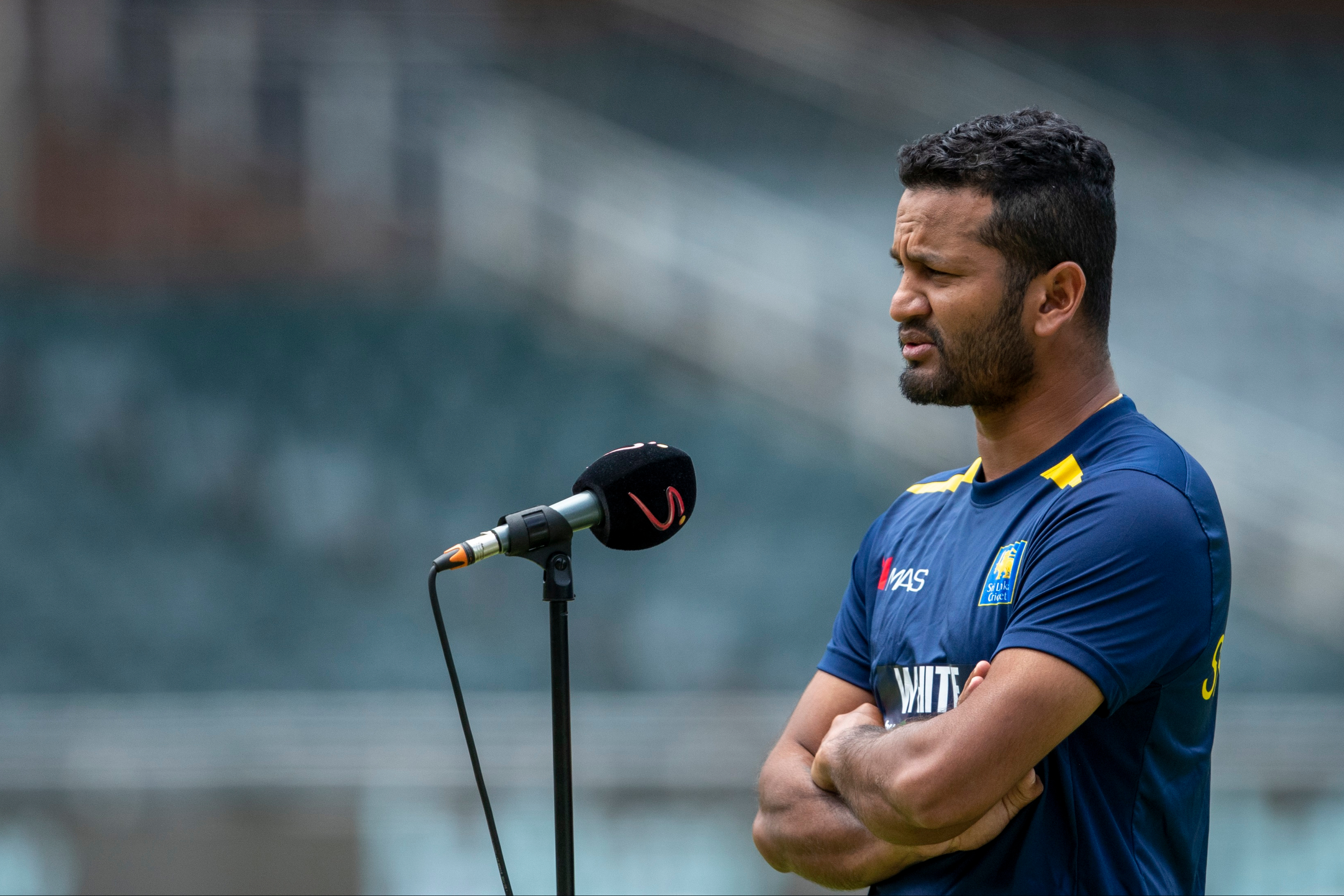 Sri Lanka captain Karunaratne ruled out as England bowl first in Galle
