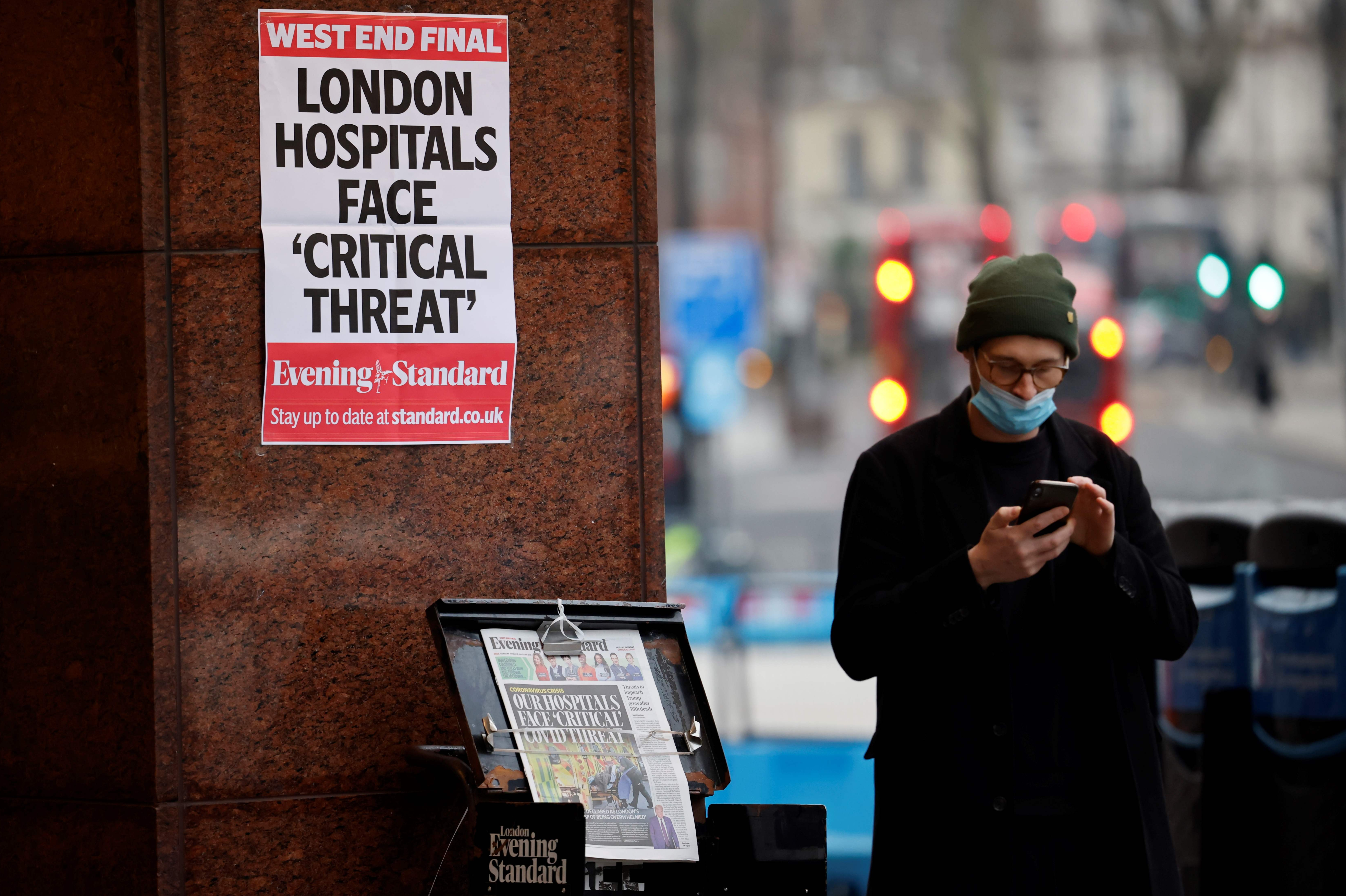 London’s Covid case rate drops 17% in a week in first signs of hope