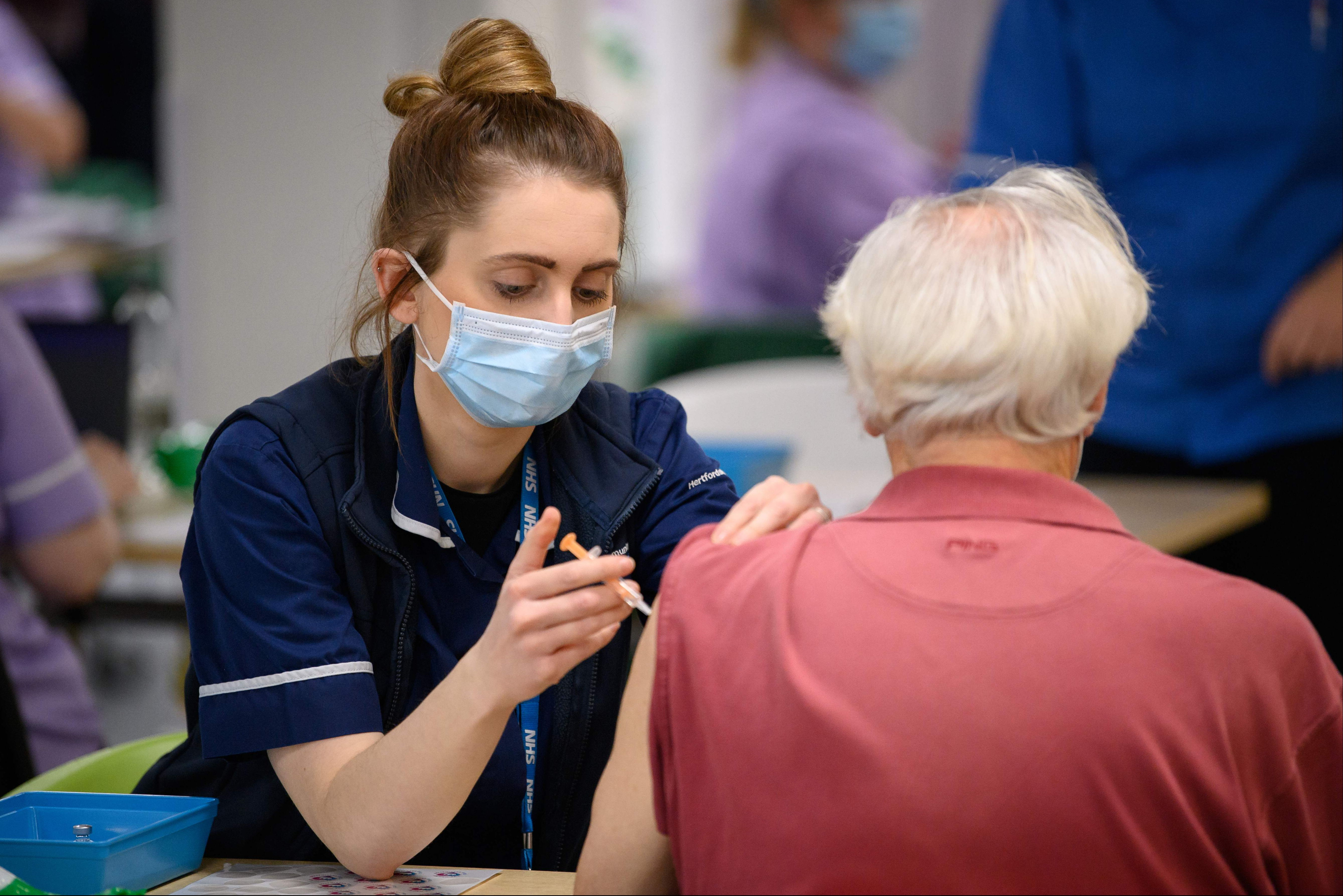 More than 3m Covid vaccines administered in England in five weeks
