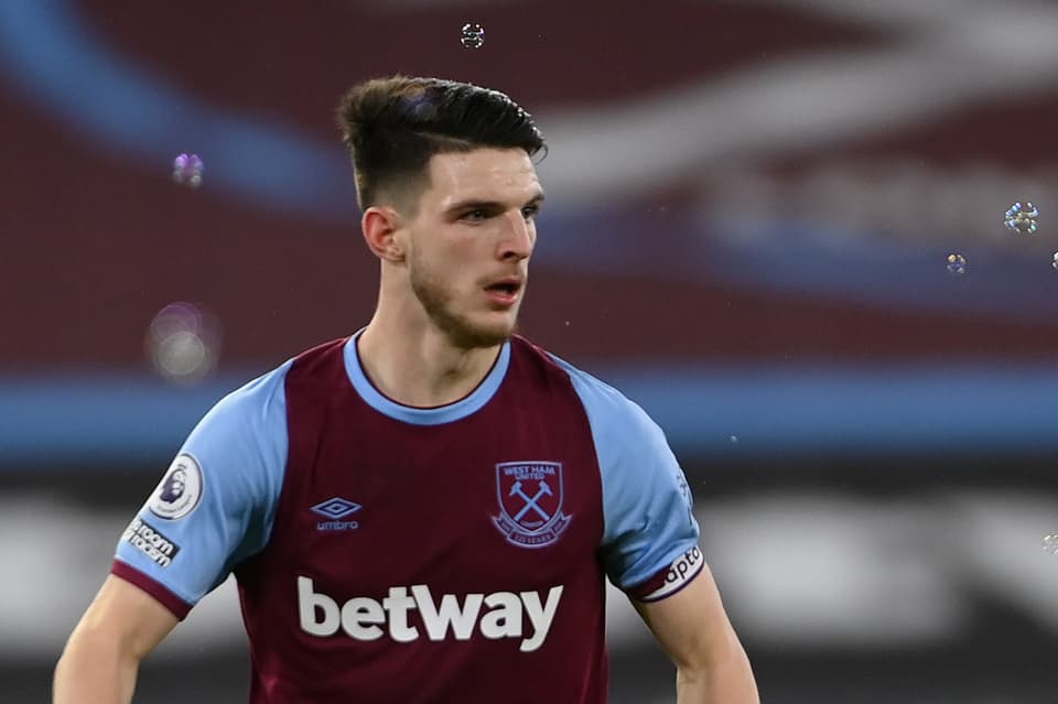 Declan Rice injury: West Ham midfielder ruled out for up to six weeks in huge blow to Hammers’ top-four hopes