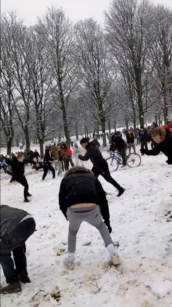 Two organisers of mass snowball fight in Leeds fined £10,000 each for ‘blatant breach’ of lockdown rules
