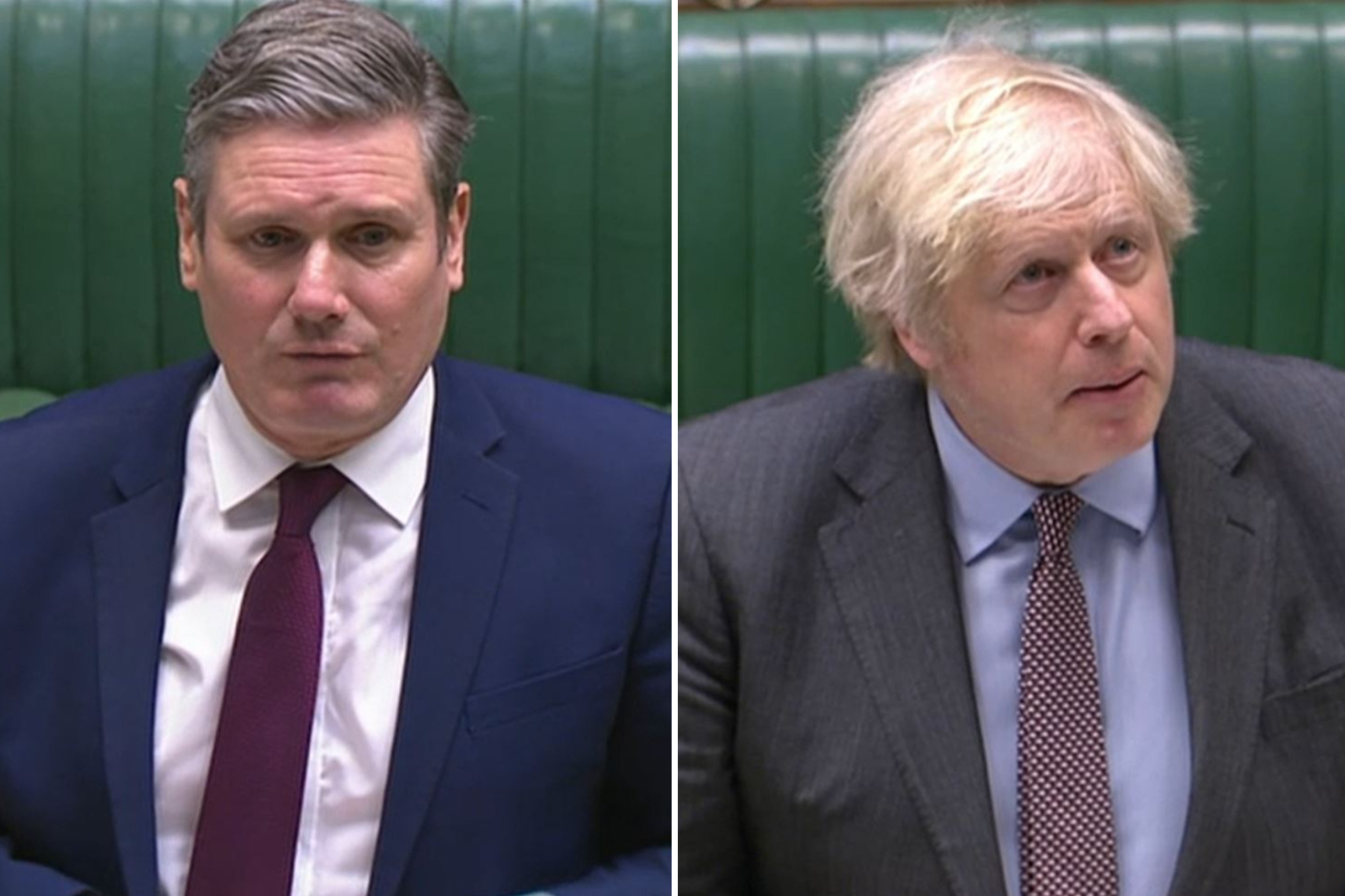 Keir Starmer and Boris Johnson ‘in heated exchange’ after fiery PMQs clash on EU vaccine