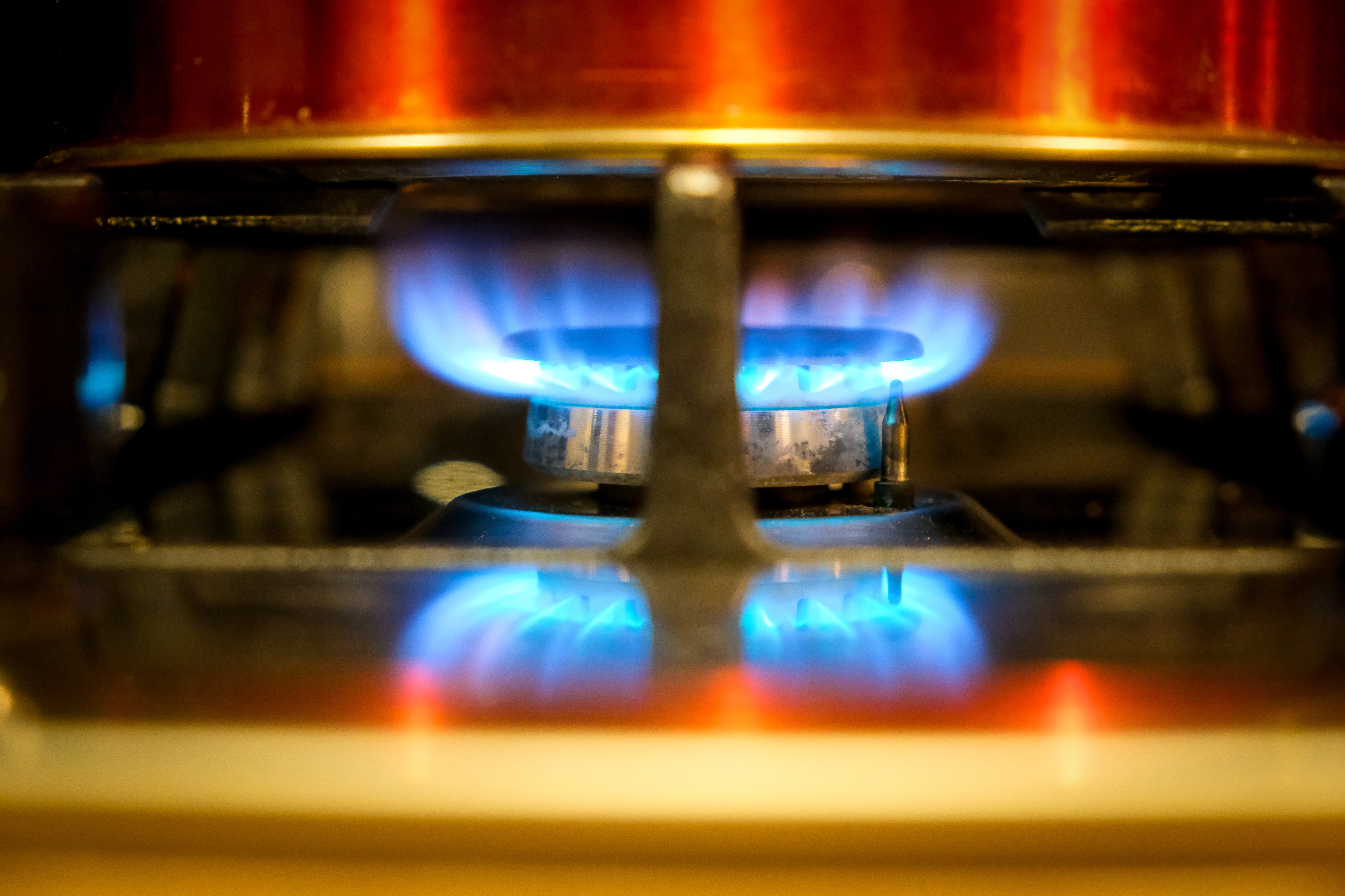 A gas hob