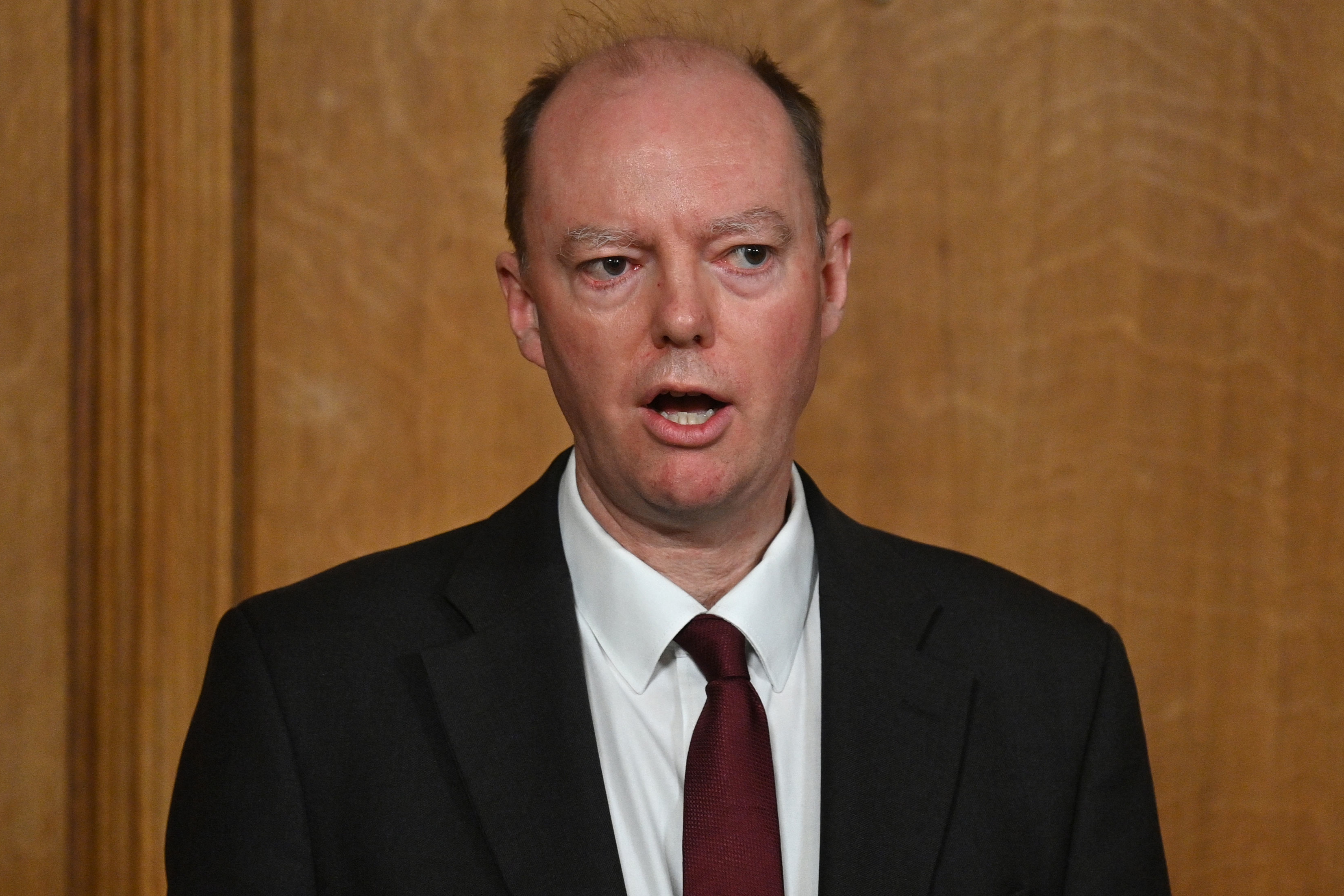 Chris Whitty says UK has passed the peak in the current wave of the pandemic