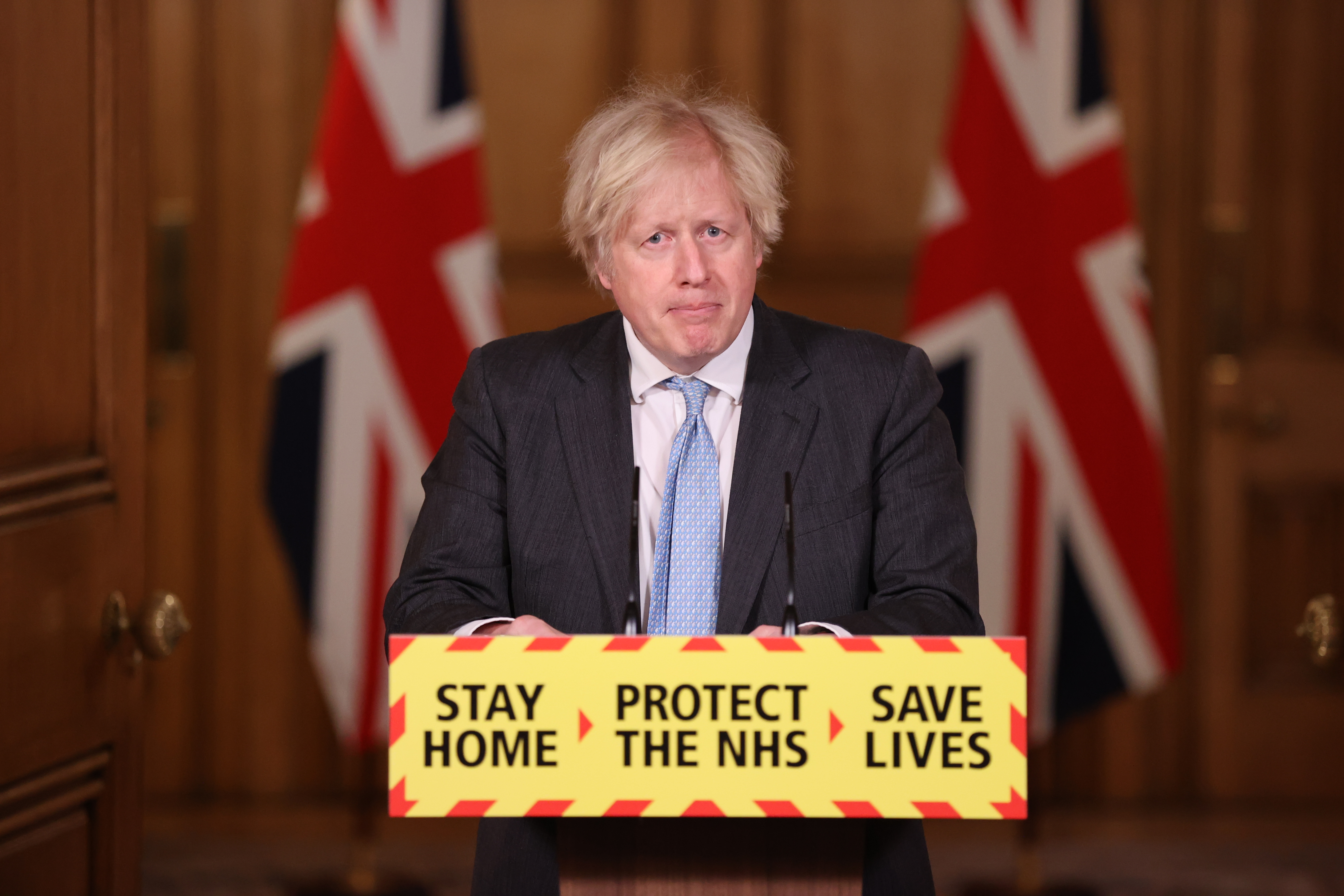 Boris Johnson And Chief Scientific Advisor Hold Coronavirus Press Conference