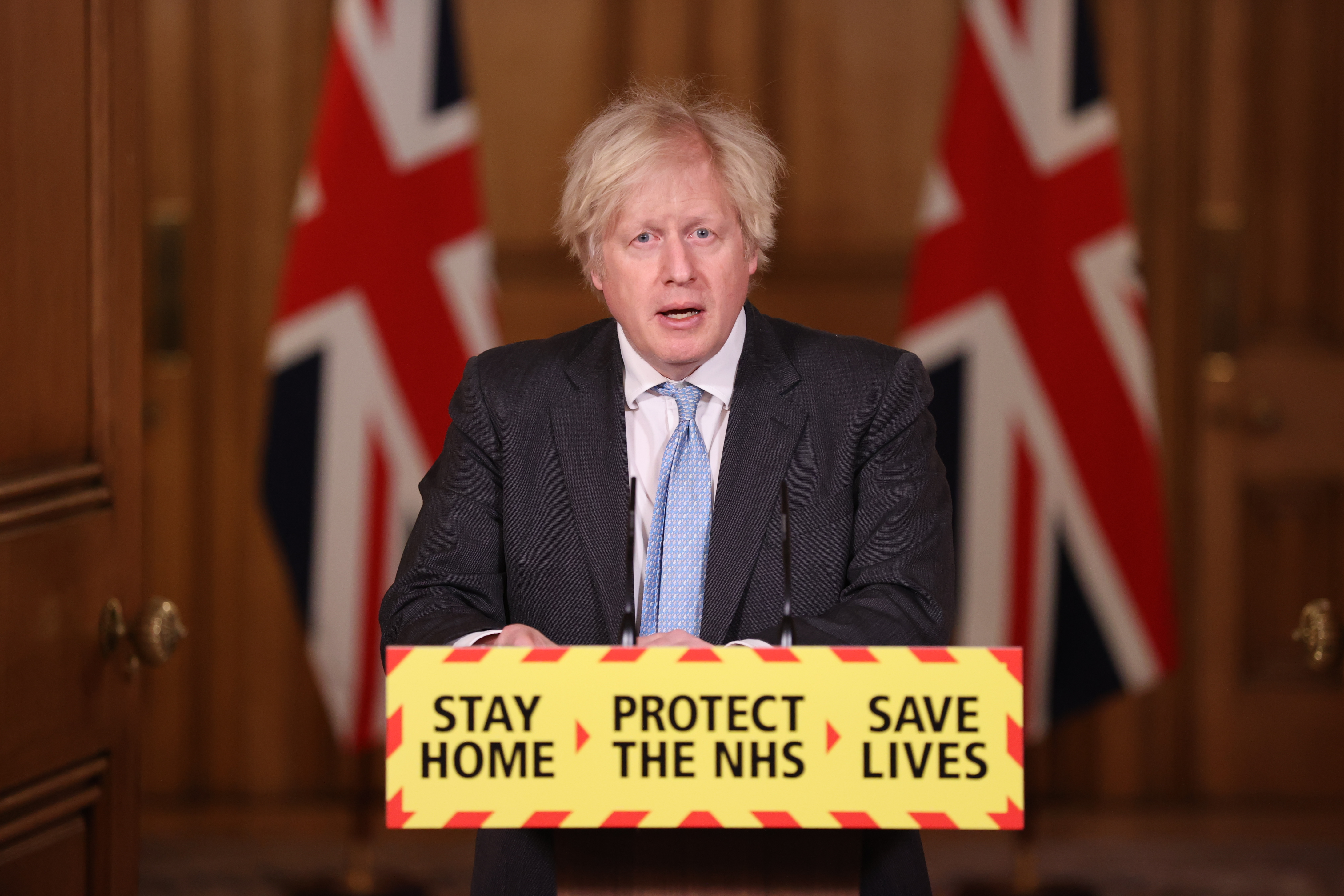Boris Johnson And Chief Scientific Advisor Hold Coronavirus Press Conference