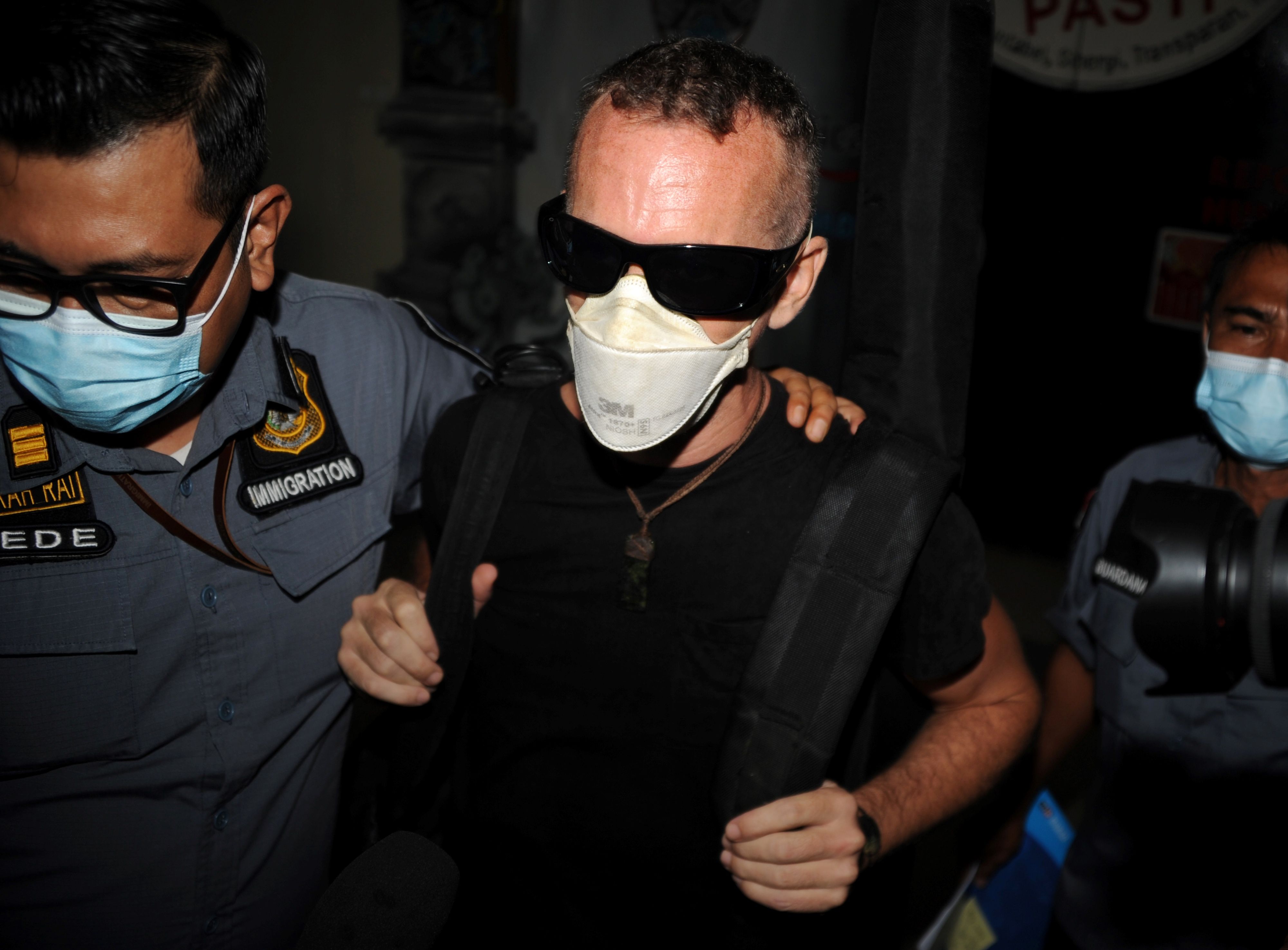 British man David Taylor leaves Bali prison after serving four years for killing traffic police officer