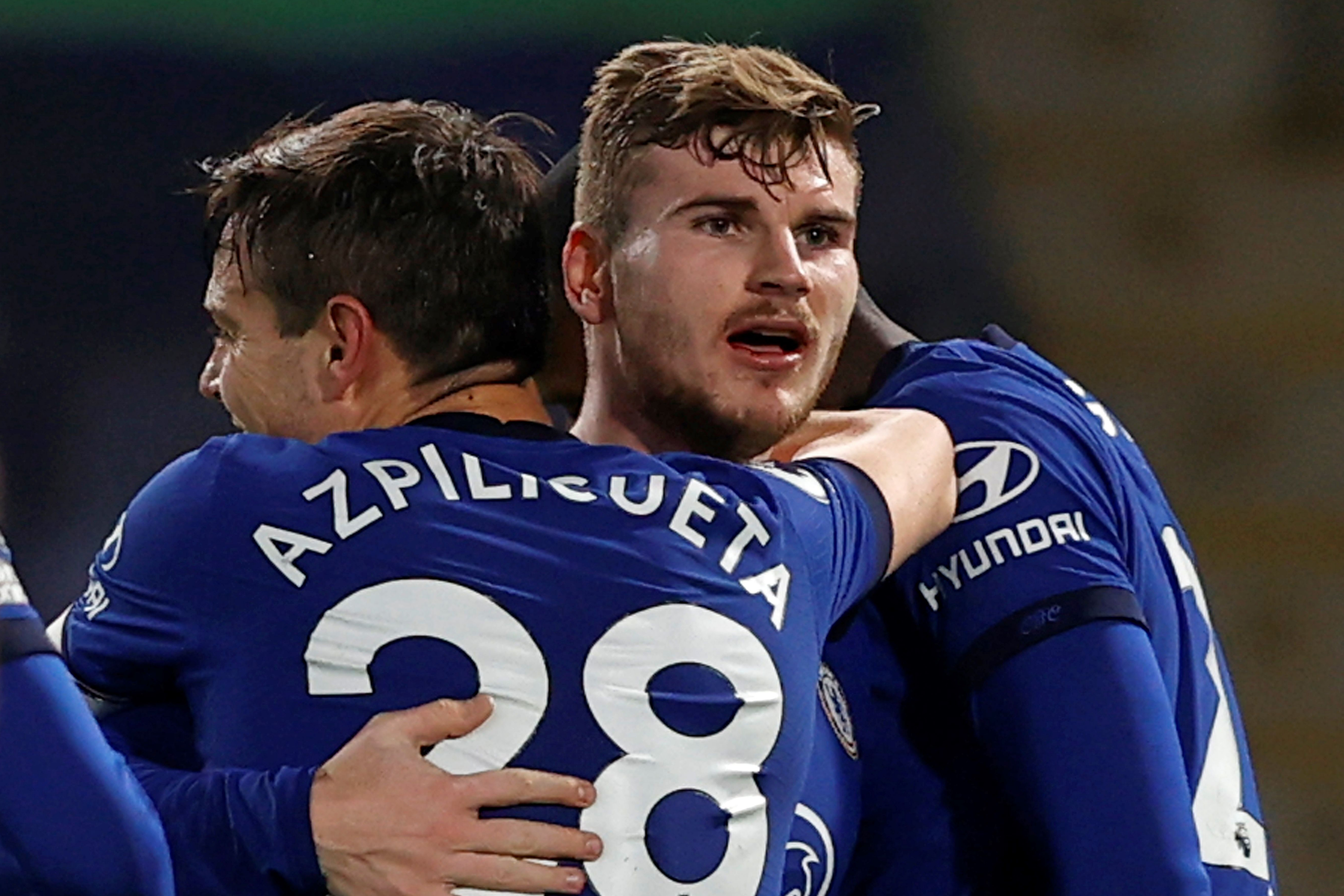 Chelsea 2-0 Newcastle: Timo Werner ends goal drought as Blues replace West Ham in Premier League top four