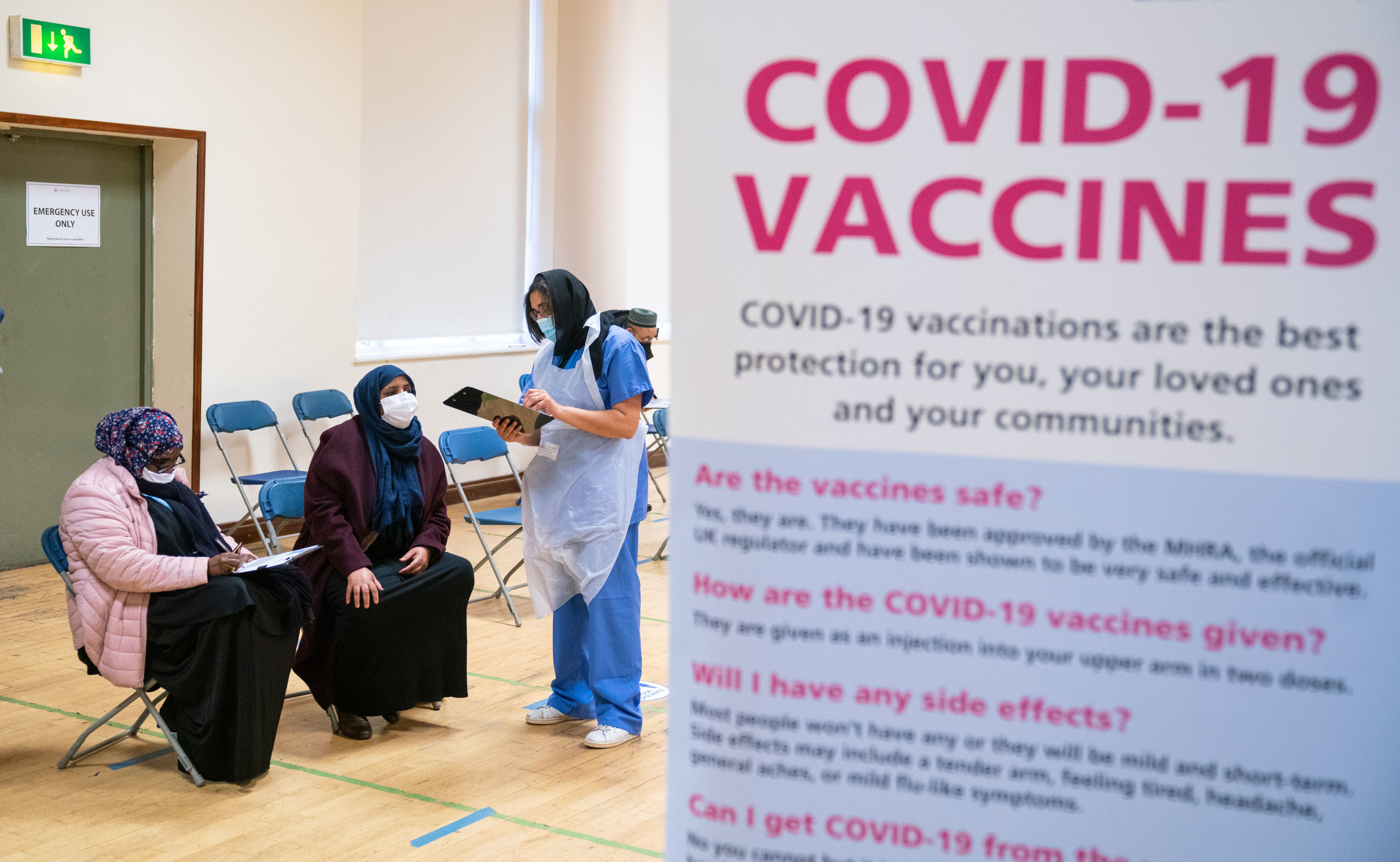 Only 1 in 10 have had covid vaccine in badly hit Tower Hamlets