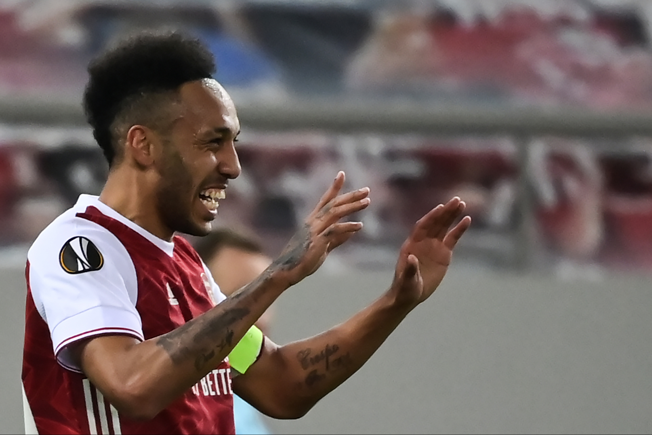 Arsenal 3-2 Benfica (agg 4-3): Late Pierre-Emerick Aubameyang goal rescues Gunners’ Europa League campaign