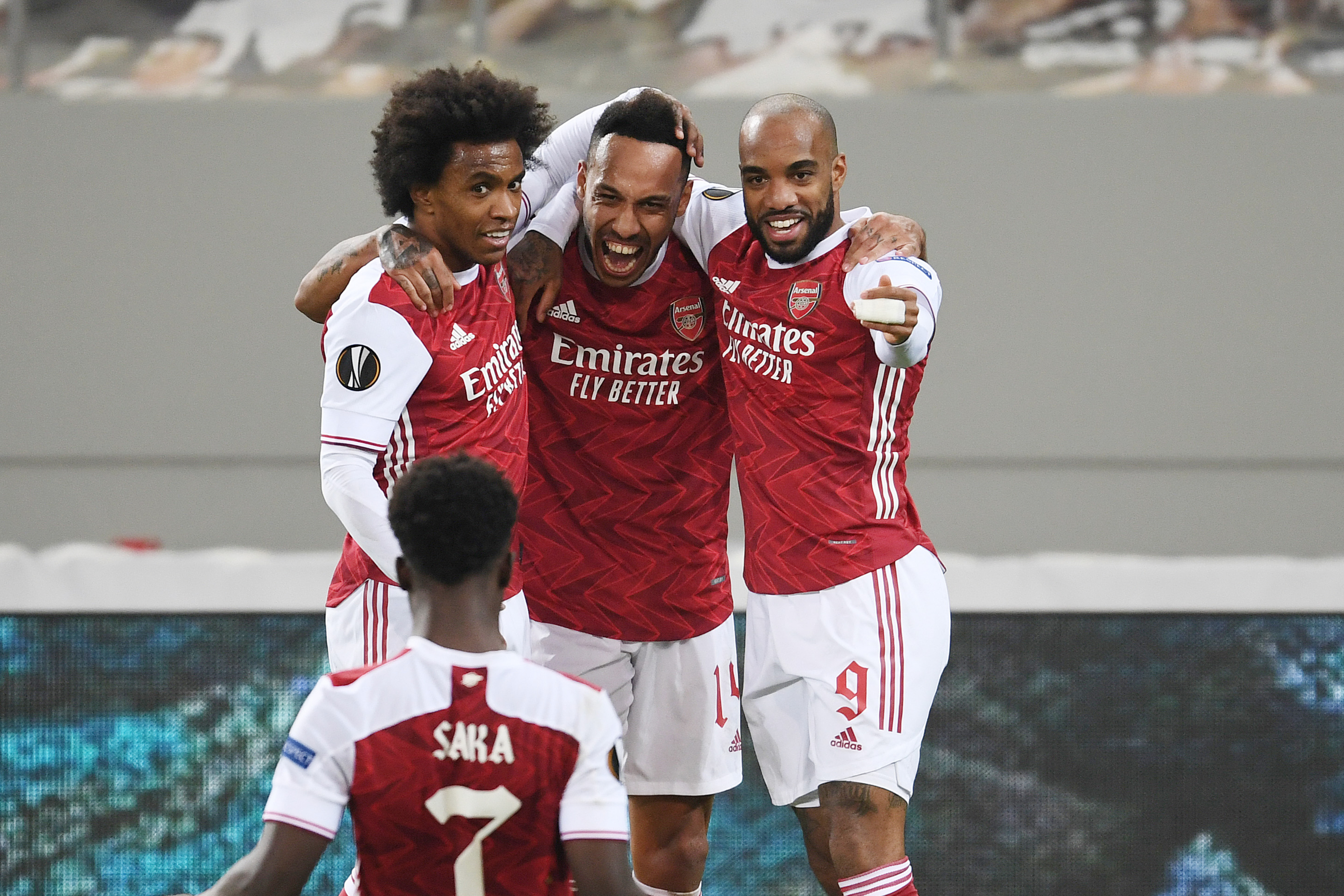 Arsenal player ratings vs Benfica: Aubameyang and Saka rescue Gunners on a nightmare night for Ceballos