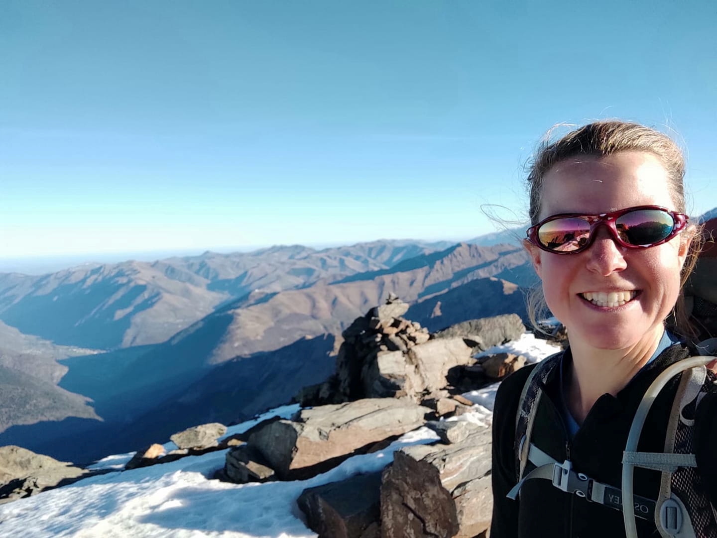 British woman Esther Dingley takes a selfie before being reported as missing, in Pico Tuca Salbaguardia