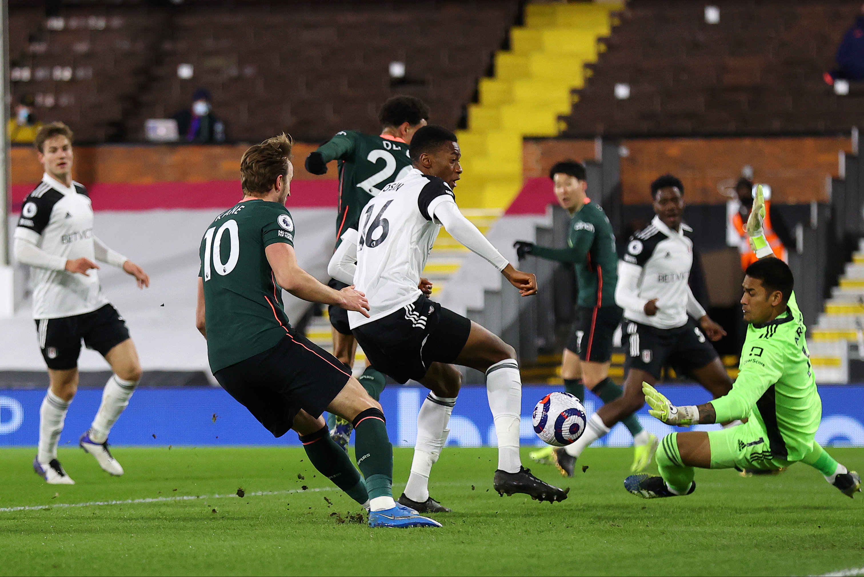 Fulham 0-1 Tottenham: Tosin Adarabioyo own-goal gives Spurs win as Josh Maja strike chalked off