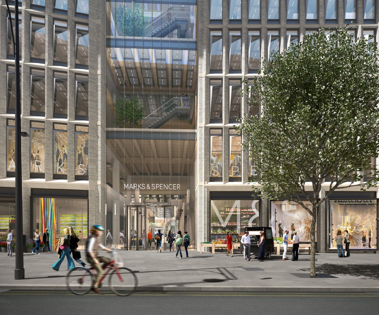 Marks & Spencer looks to redevelop one of its largest London stores, with new office space planned