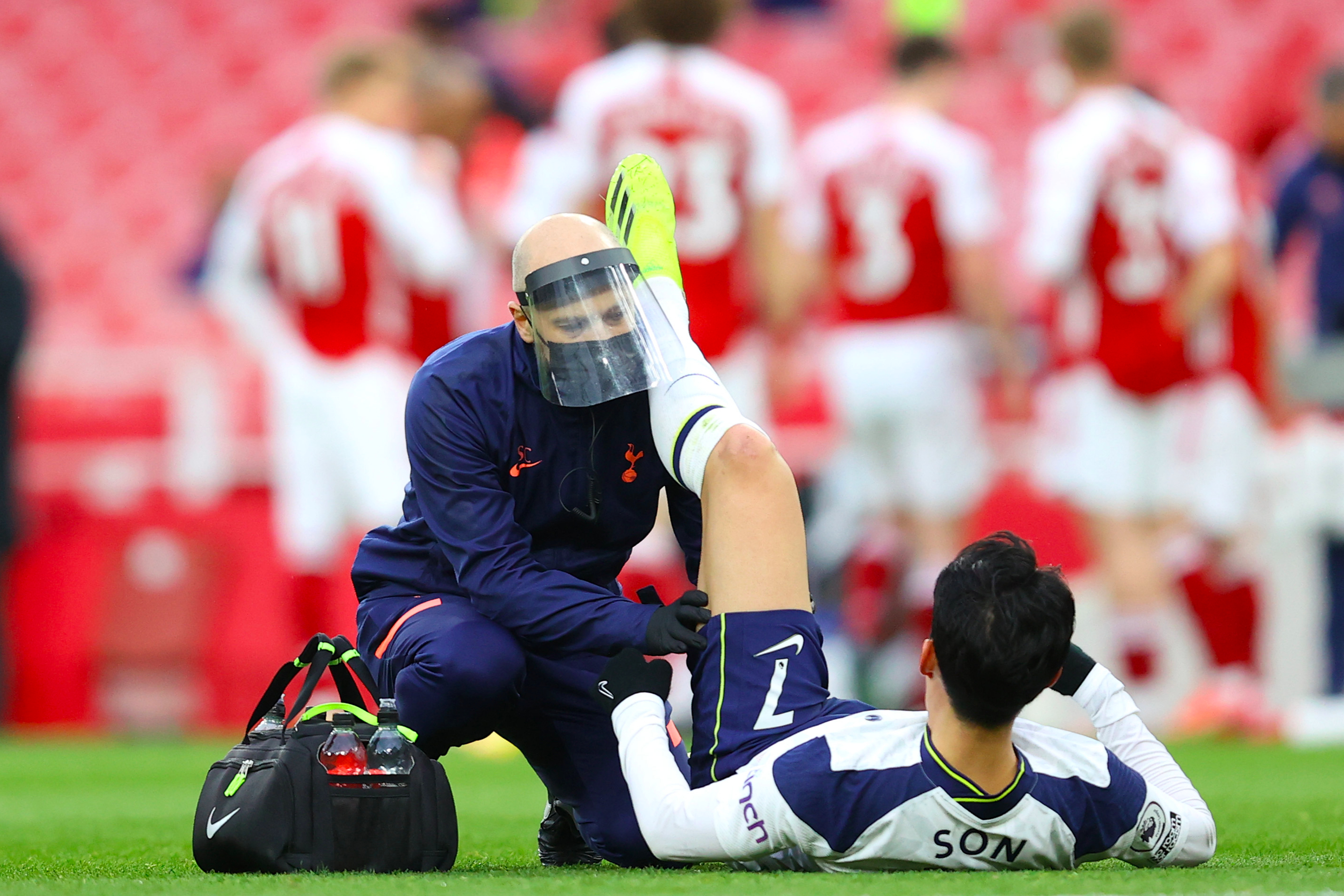 Heung-min Son injury: Tottenham striker suffers hamstring problem against Arsenal