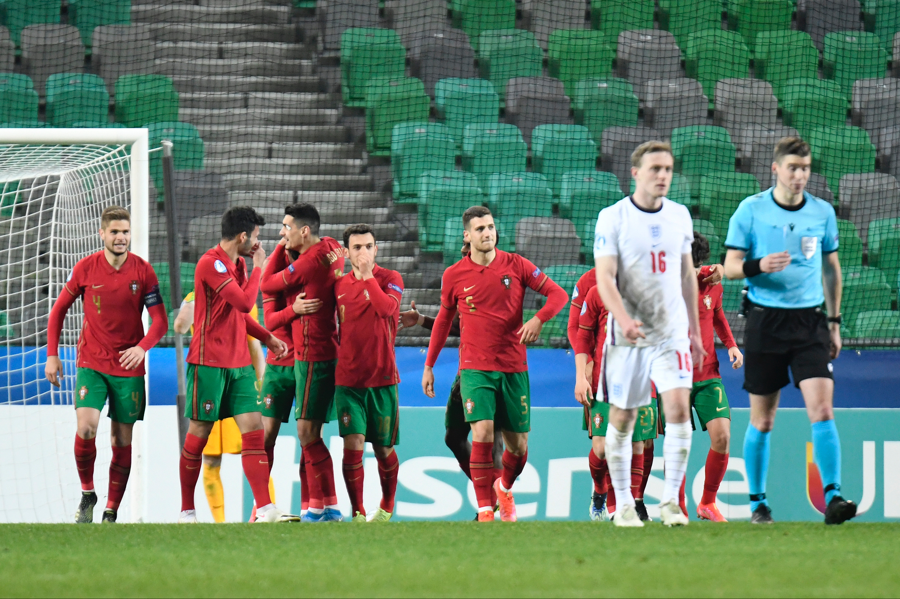 Portugal U21 2-0 England U21: Young Lions heading for humiliating Euros exit after back-to-back defeats
