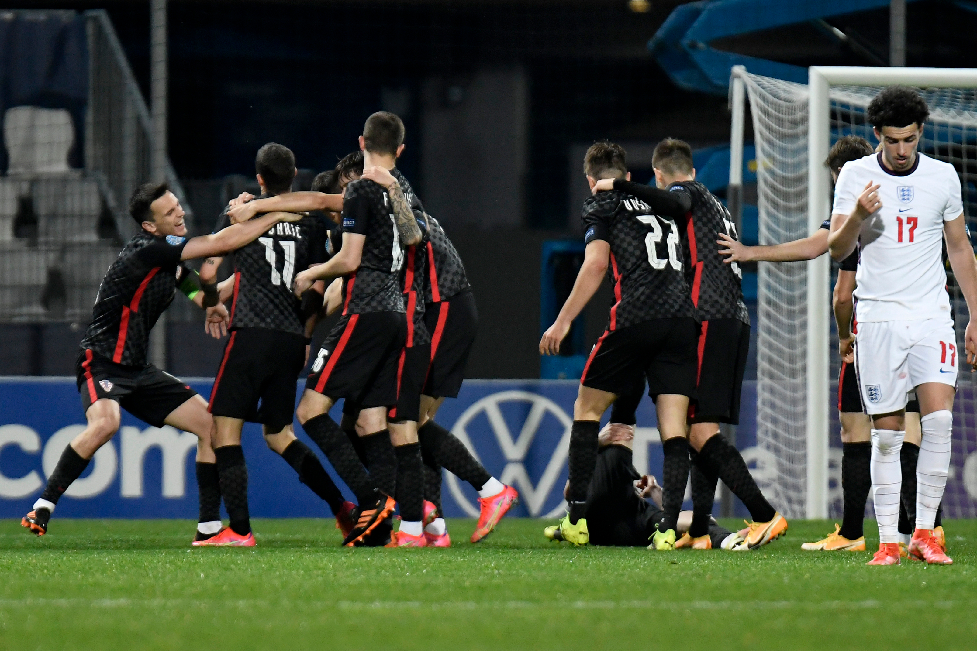 England U21s exit Euro 2021 after late heartbreak vs Croatia