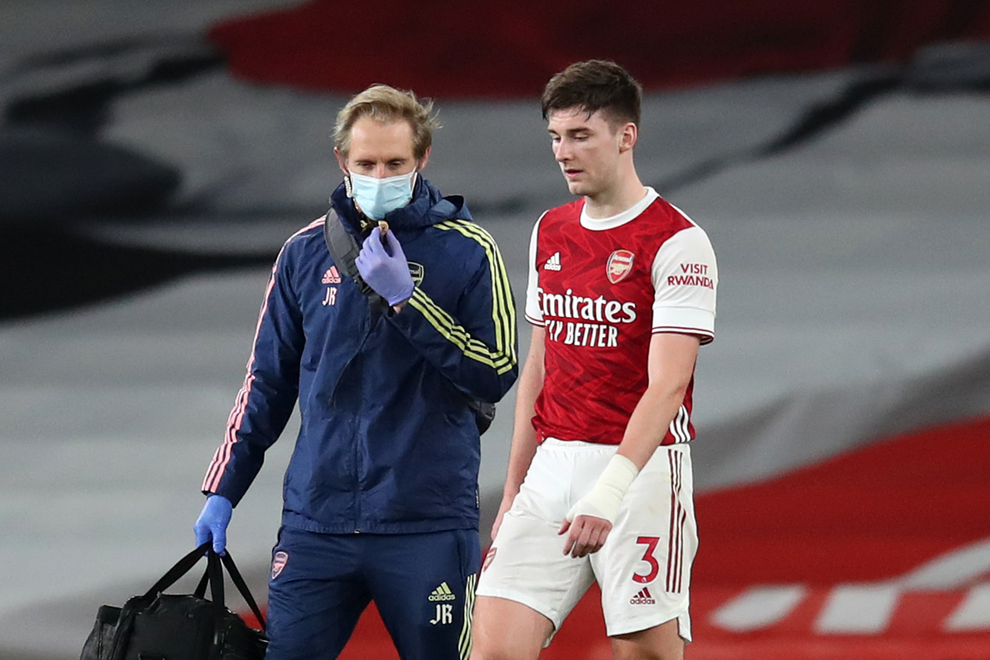 Injured Tierney OUT of Arsenal’s Europa League quarter-final