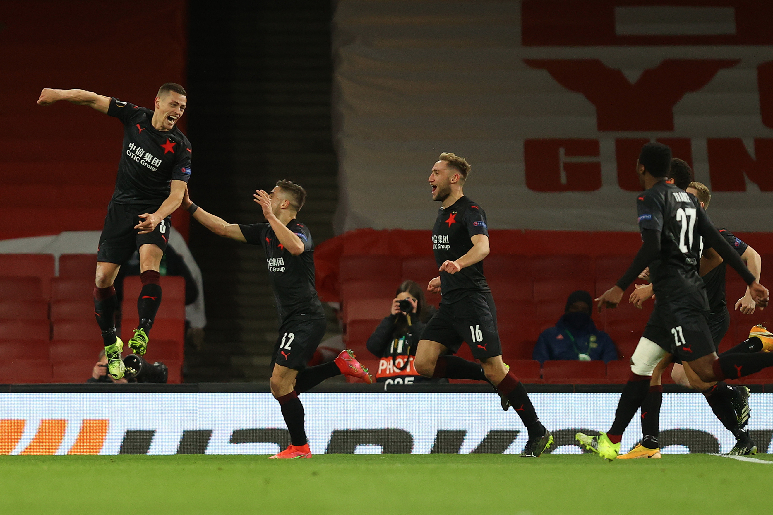 Arsenal 1-1 Slavia Prague LIVE! Europa League result and highlights