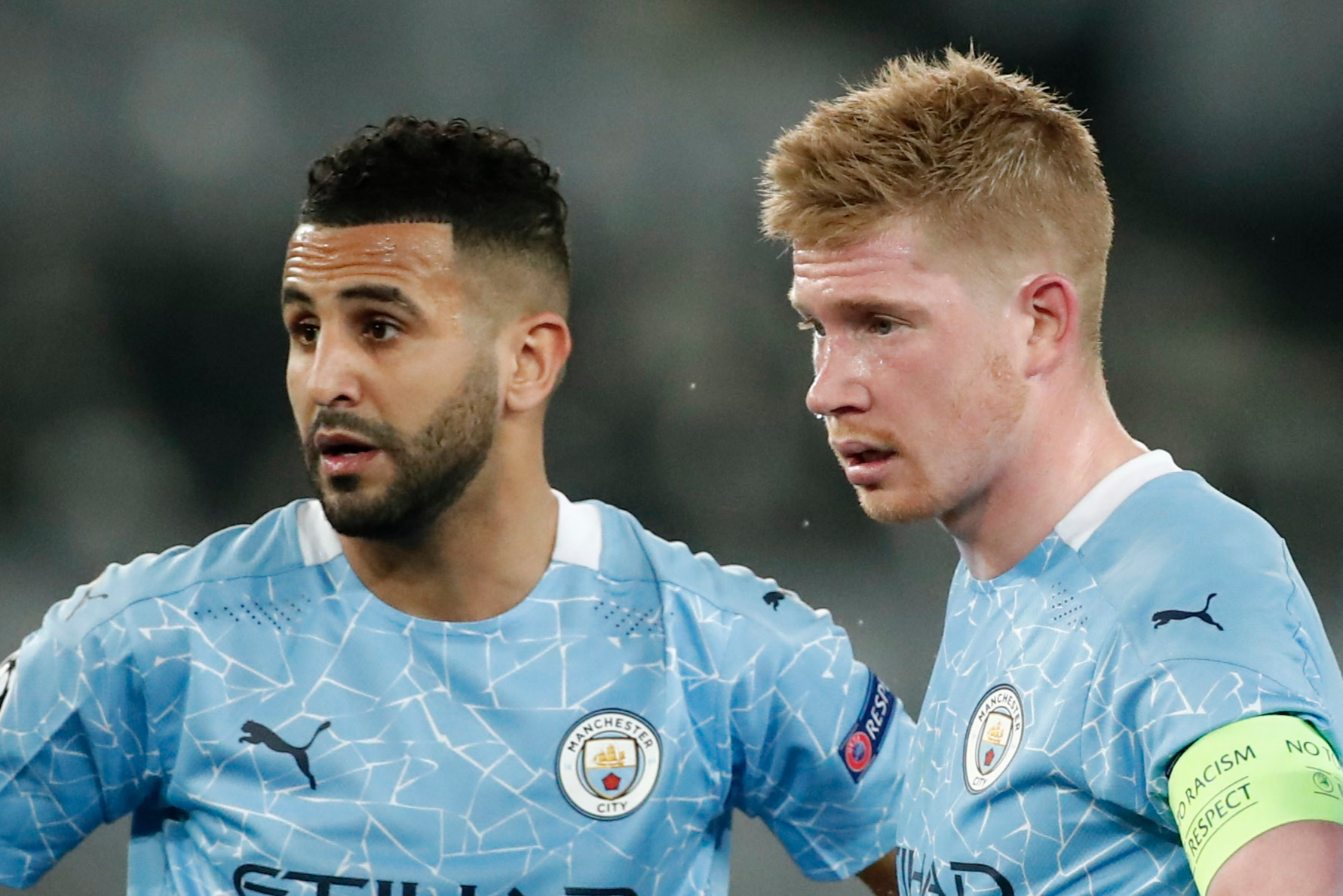 What Kevin De Bruyne said to Riyad Mahrez before free-kick winner for Manchester City against PSG
