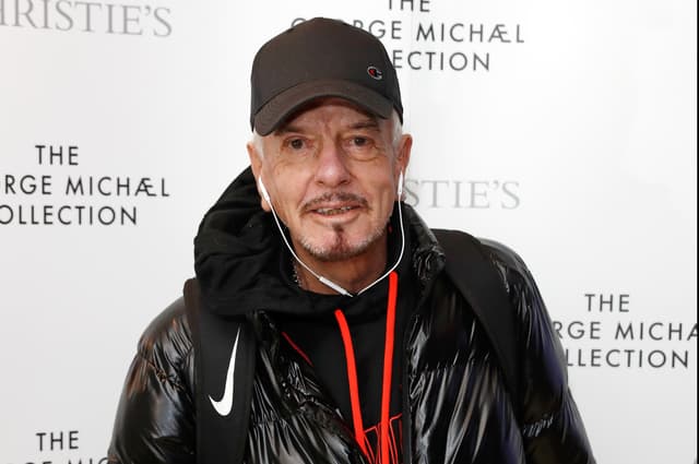 Nicky Haslam attends the George Michael Collection VIP Reception at Christies on March 12, 2019 in London, England.