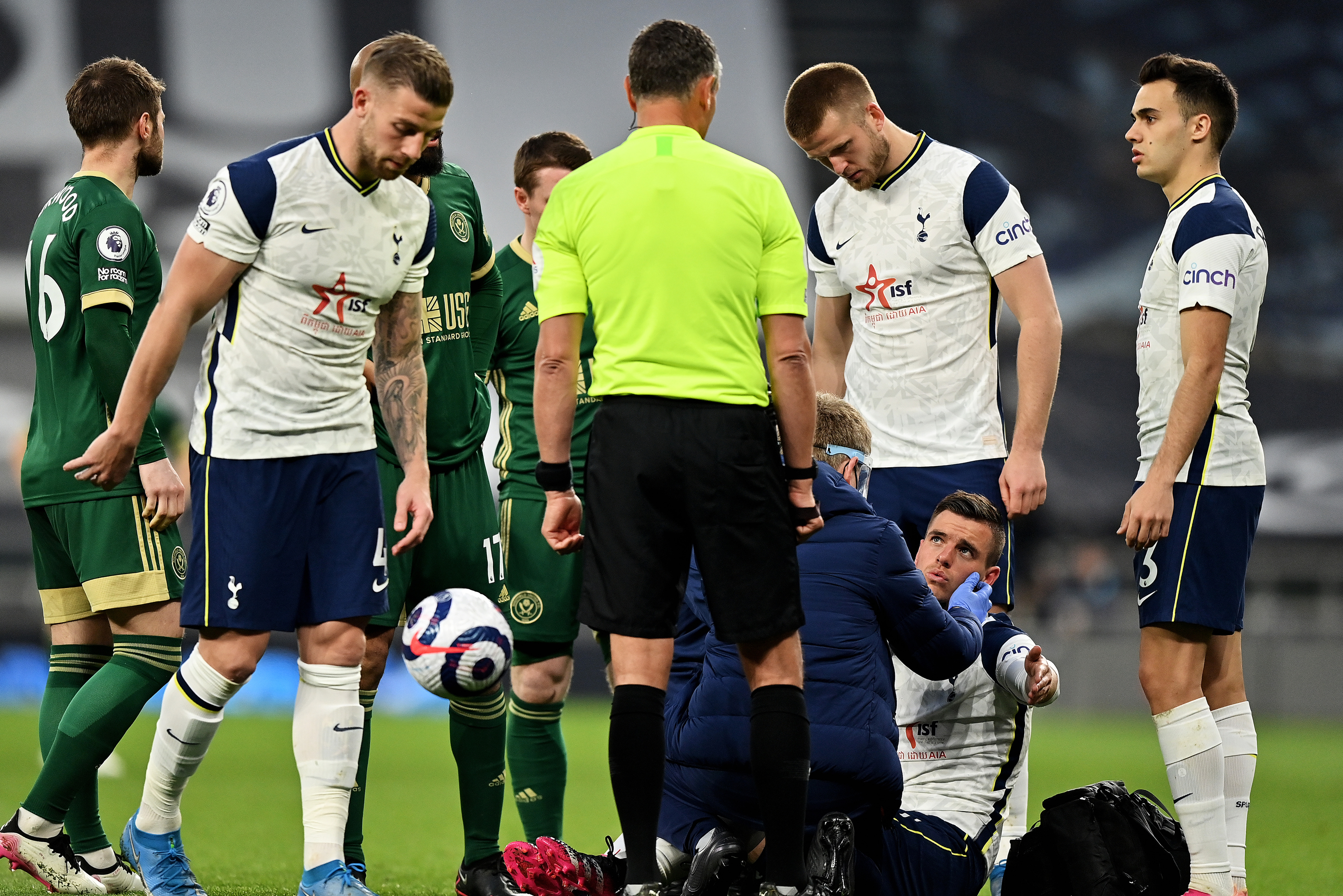 Tottenham boss Ryan Mason ‘shocked’ after John Fleck escapes ‘absolute red card’ for Giovani Lo Celso clash