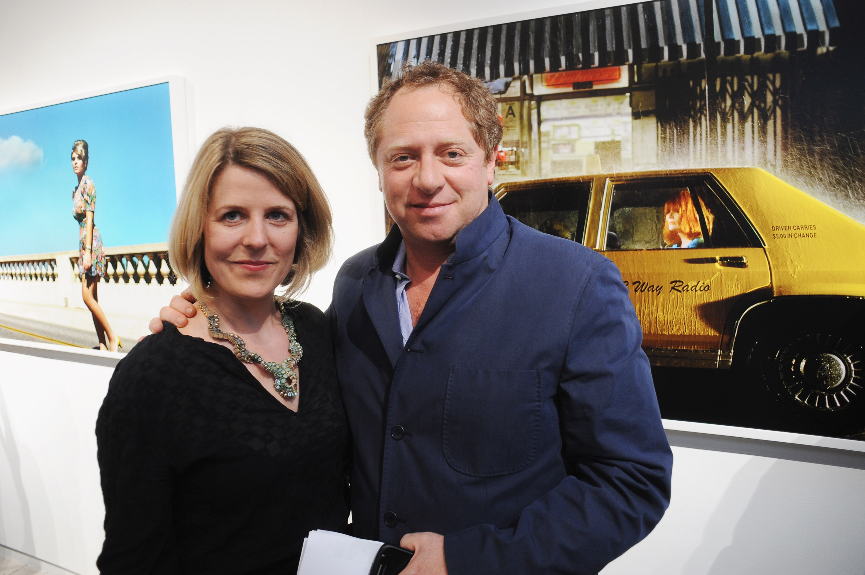 Gallery Director Charlotte Nation and Michael Hoppen attend the Alex Prager ‘New Photography and Short Film’ private view at the Michael Hoppen Contemporary Gallery on June 10, 2010 in London, England.  