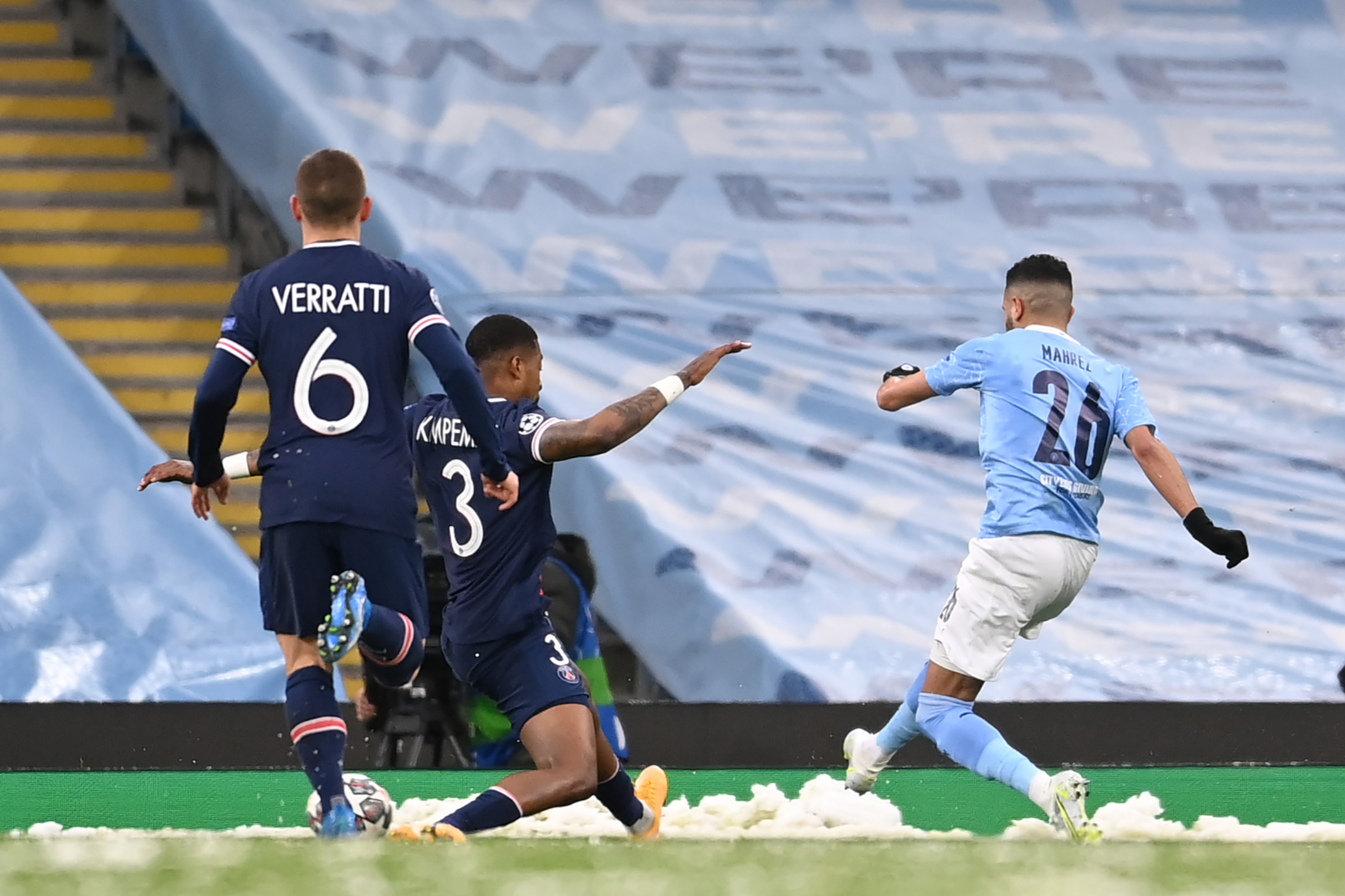 Man City 2-0 PSG LIVE! Mahrez goal - Uefa Champions League semi-final match stream, latest score updates today