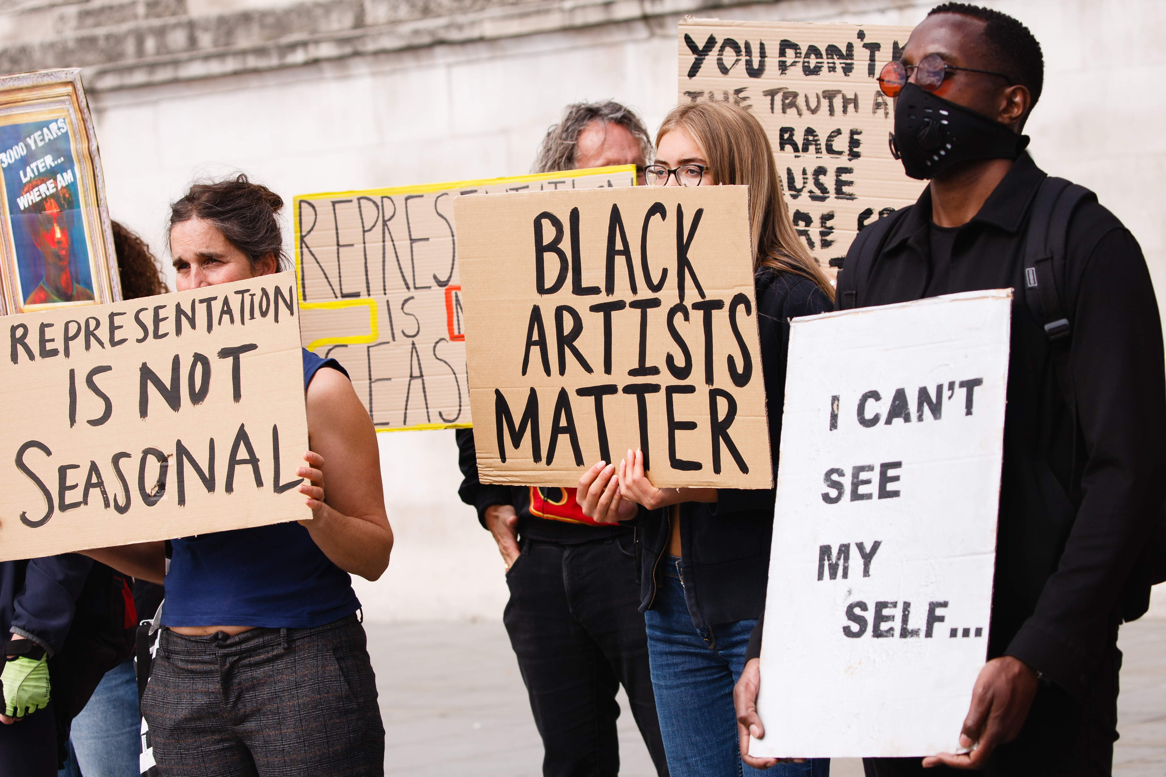 Black Lives Matter Activists Demonstrate In London