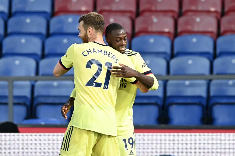 Arsenal keep season alive with Crystal Palace late show as Nicolas Pepe benefits from new-found stability