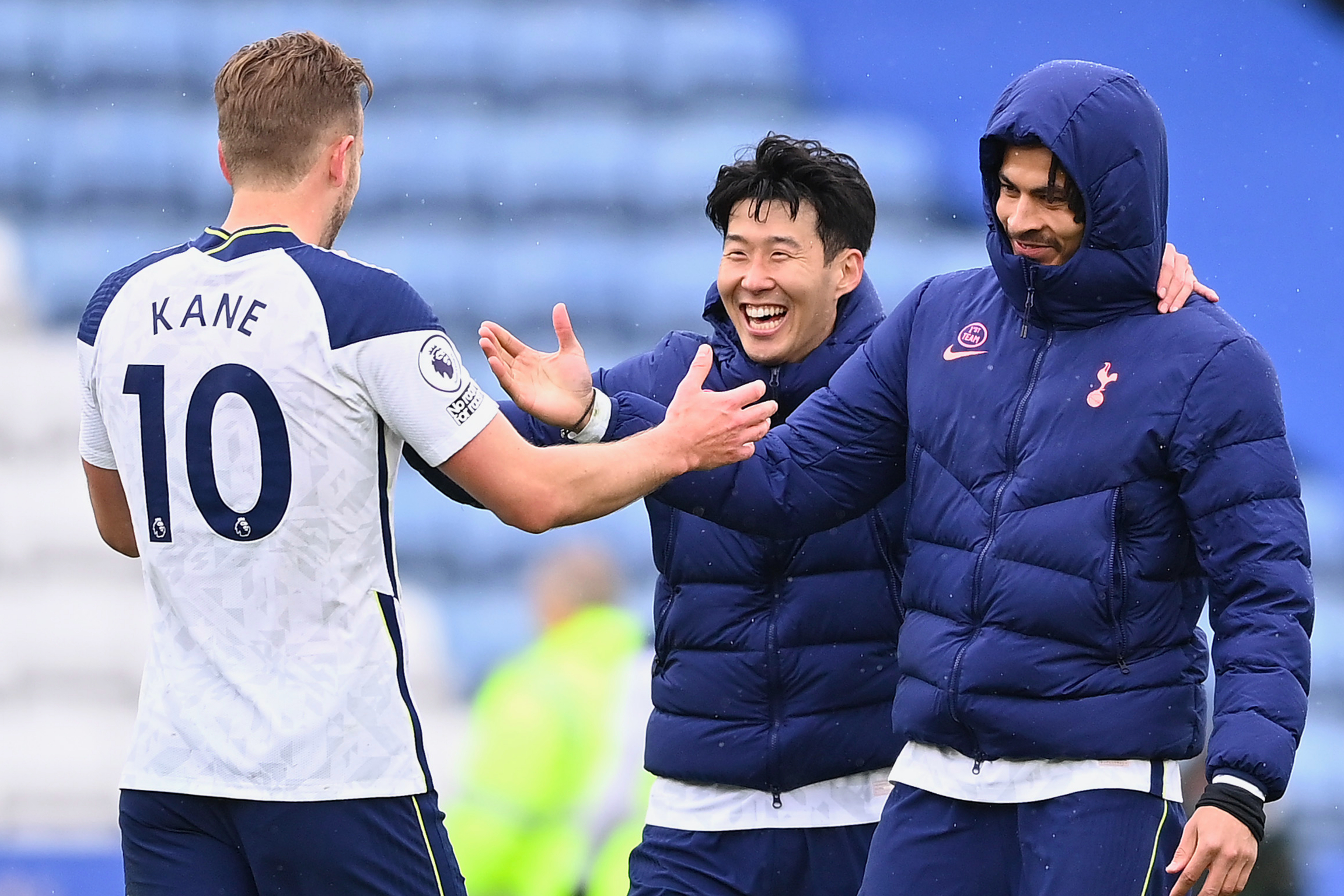 End of an era? Harry Kane, Dele Alli and Heung-min Son share emotional embrace after Tottenham win