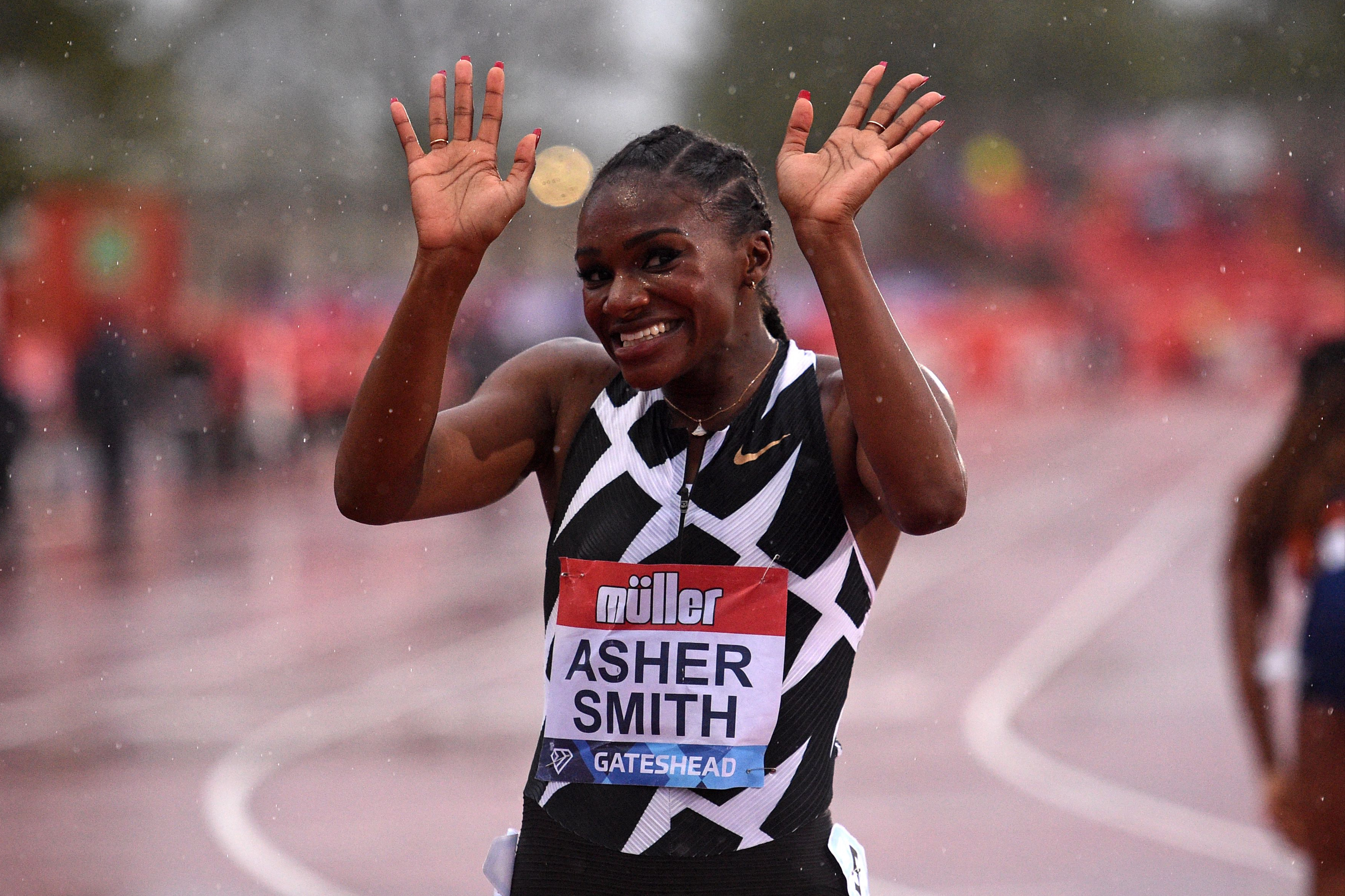 Dina Asher-Smith sets Tokyo marker with statement win over Sha-Carri Richardson at Gateshead Diamond League