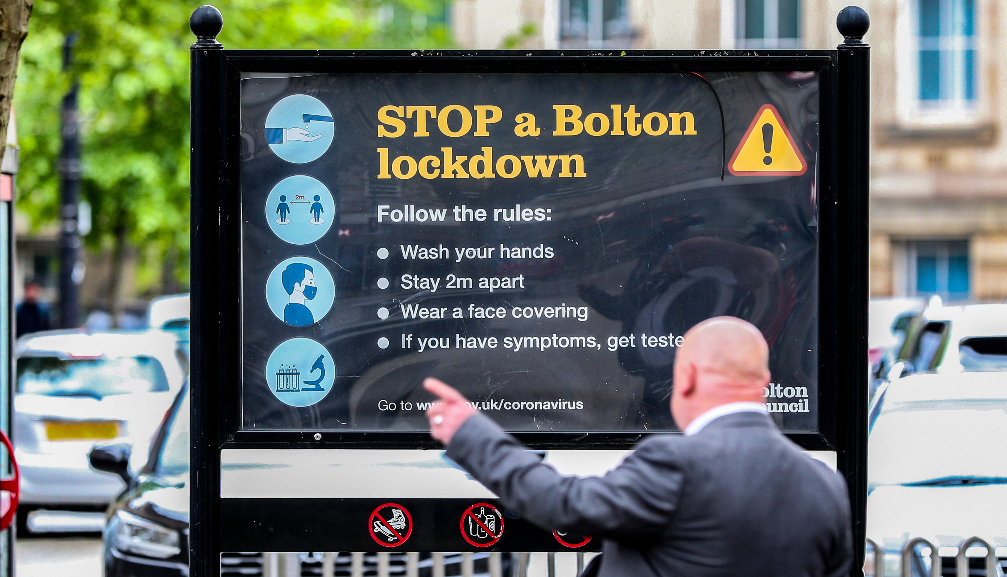 Early signs Bolton’s Covid rate is starting to ‘cap out’, Hancock says