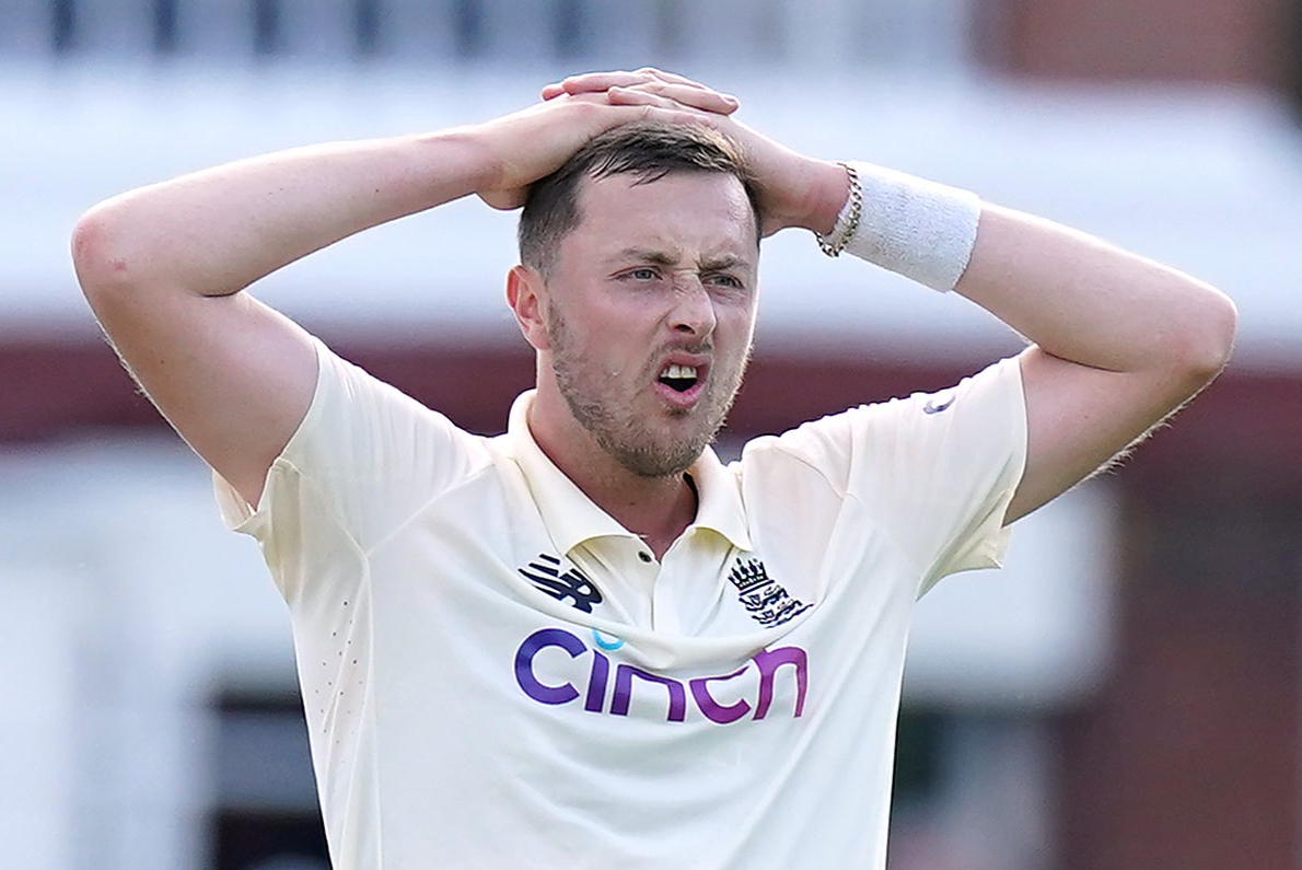 Ollie Robinson ‘devastated and embarrassed’ after suspension over tweets, says England coach