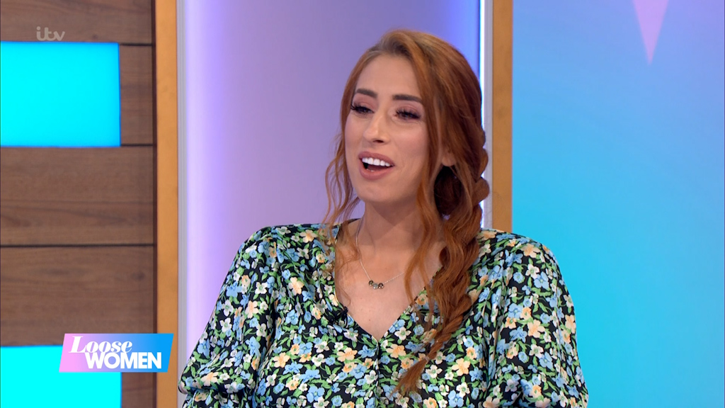 Stacey Solomon talking about being pregnant on Loose Women
