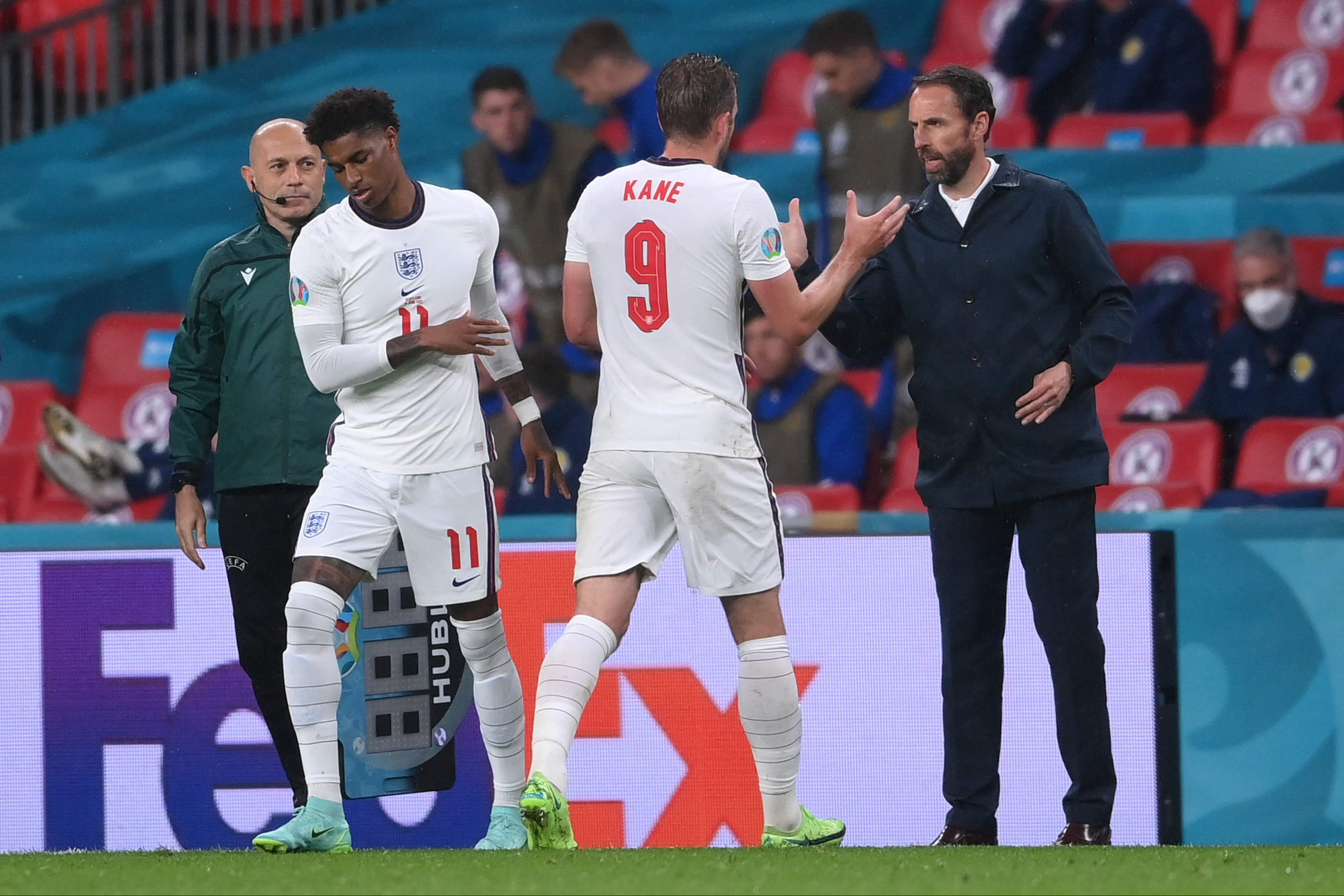 Harry Kane accepts Gareth Southgate’s decision to substitute him against Scotland as ‘part of the game’