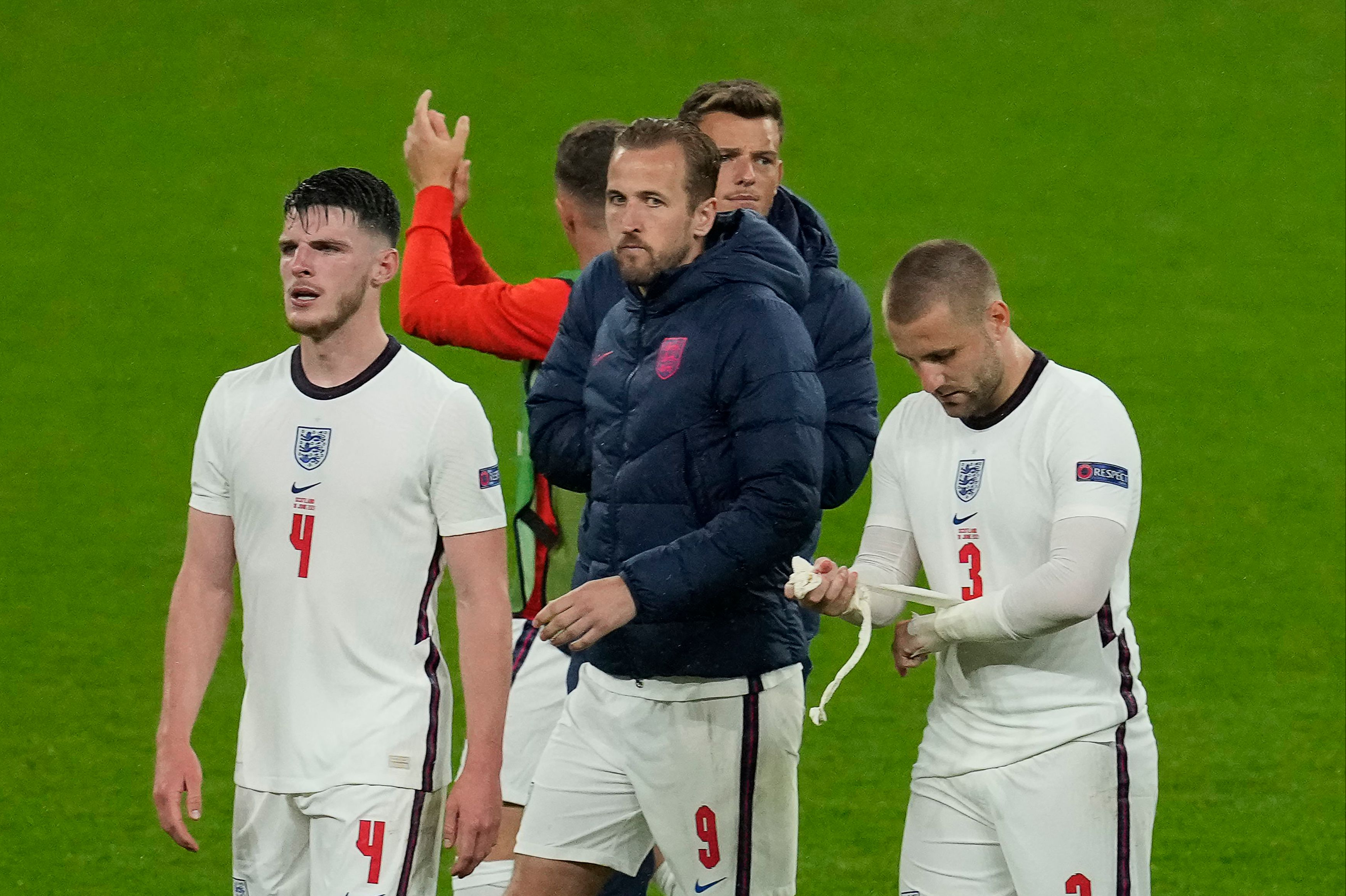 England squad have ‘no concern’ over Harry Kane form despite struggles at Euros, says Luke Shaw