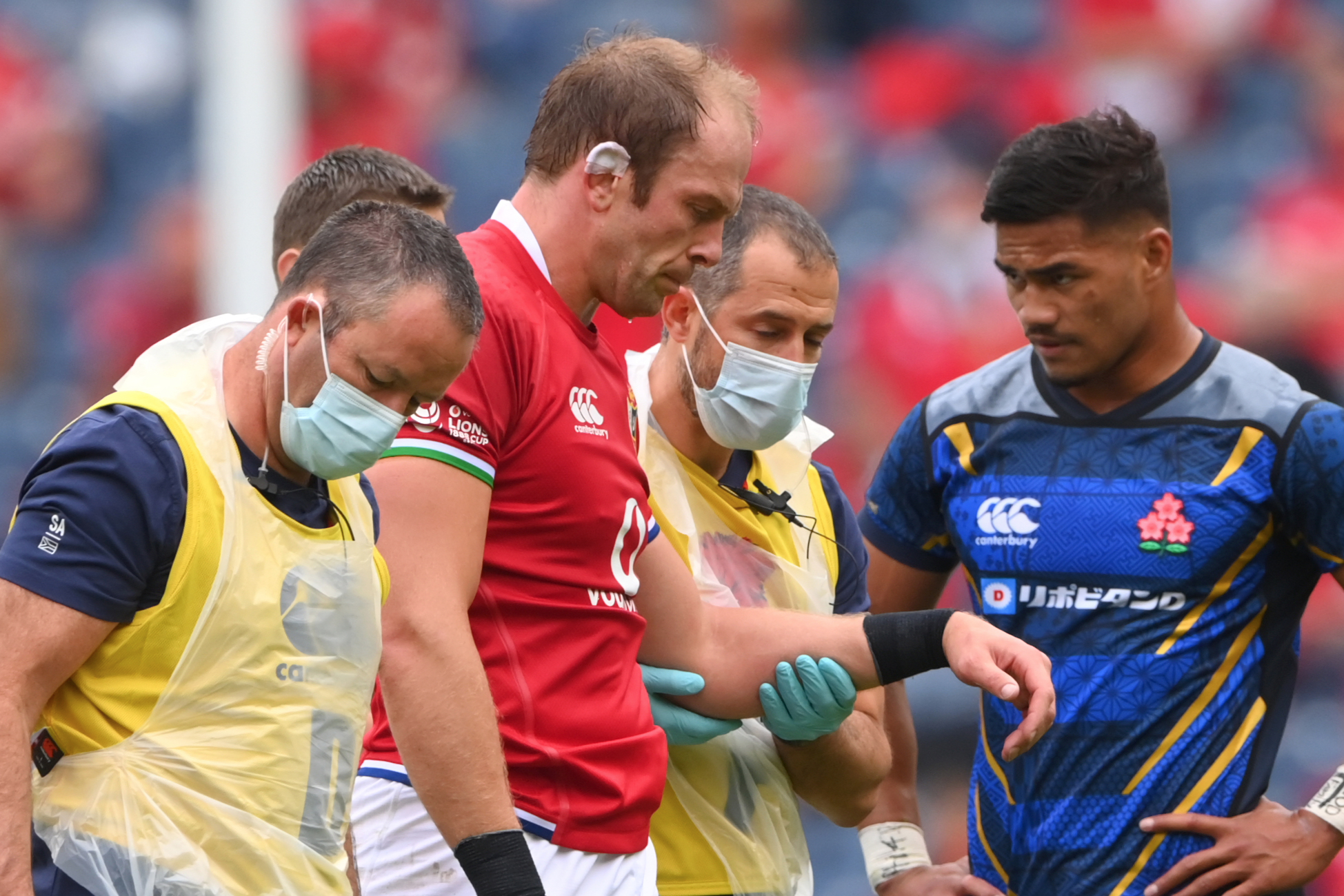 British and Irish Lions: Alun Wyn Jones to join squad in South Africa just 18 days after shoulder dislocation