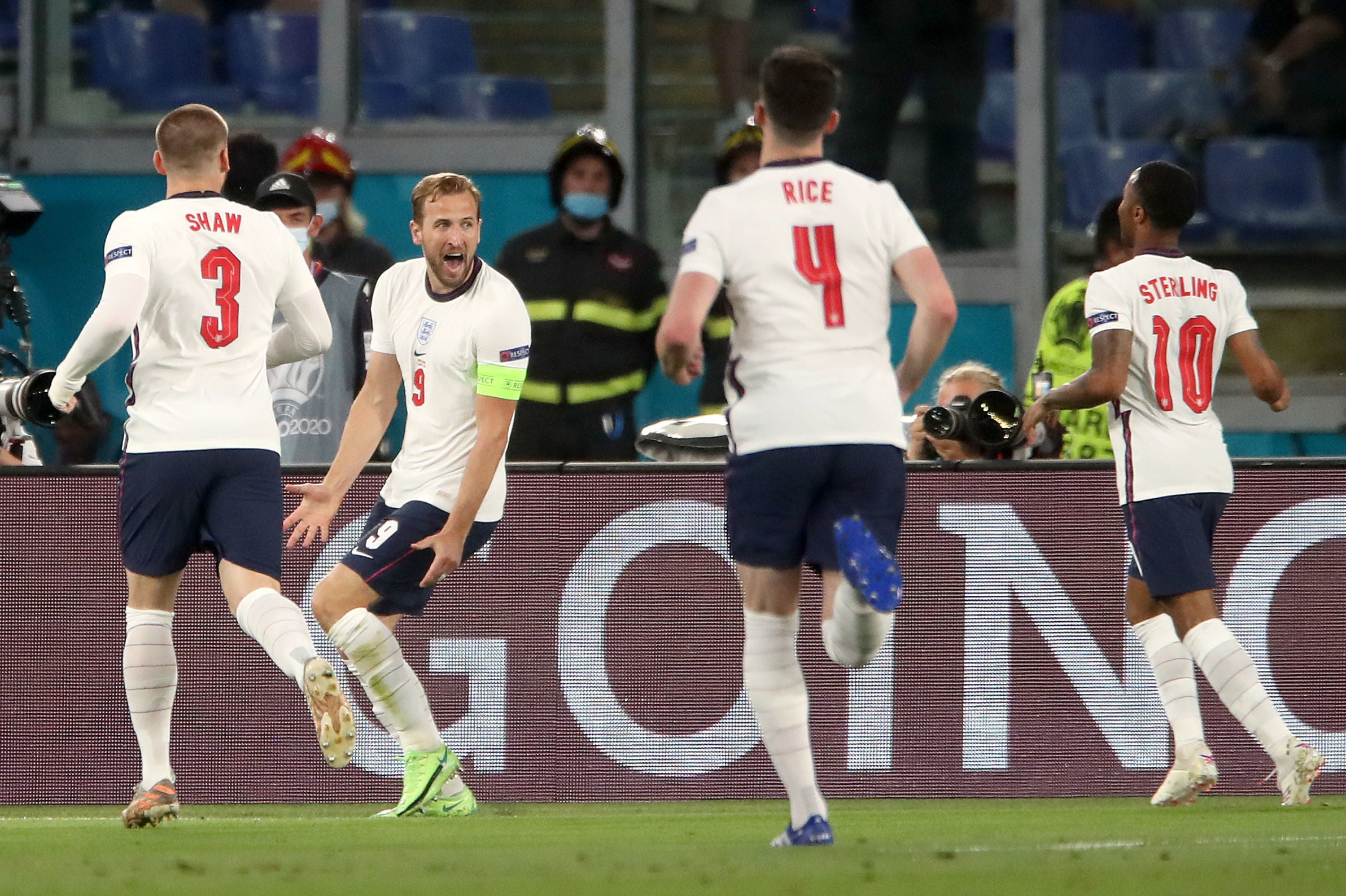 Harry Kane and Harry Maguire ‘not settling for Euros semi-final’ after England thump Ukraine