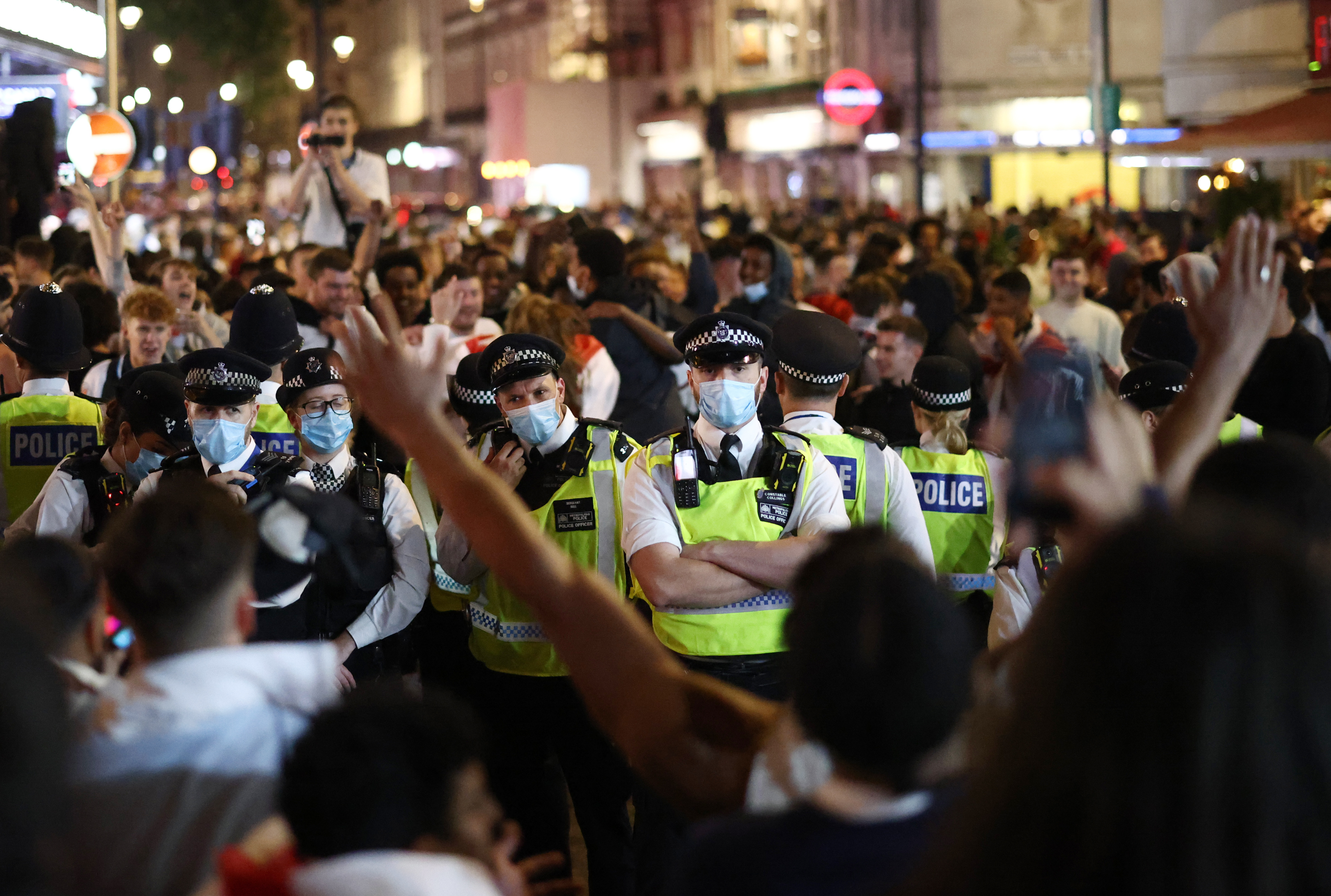 Euro 2020 - Fans gather in London ahead of Ukraine v England