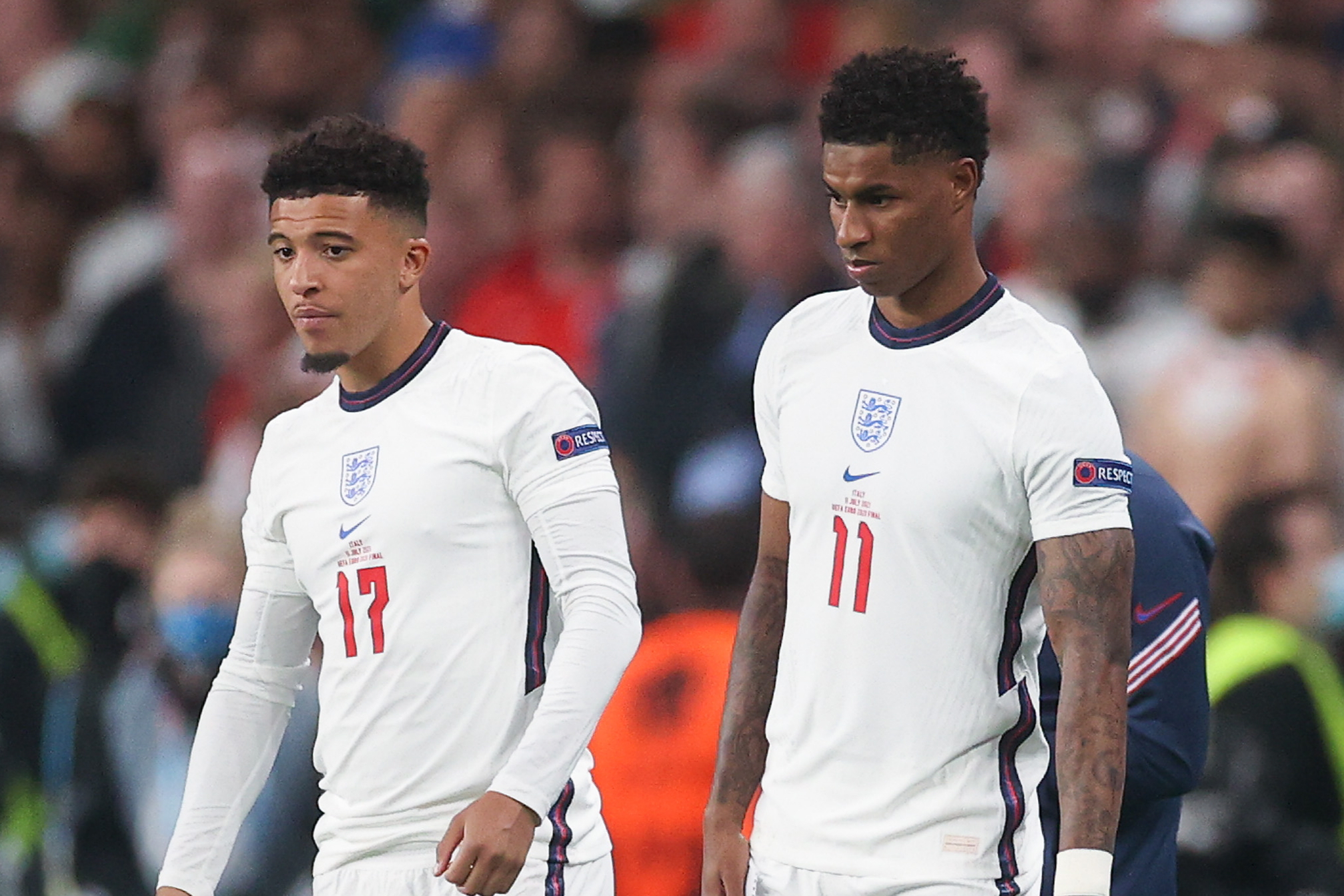 FA condemns racist abuse of England players Marcus Rashford, Jadon Sancho and Bukayo Saka after Euros final