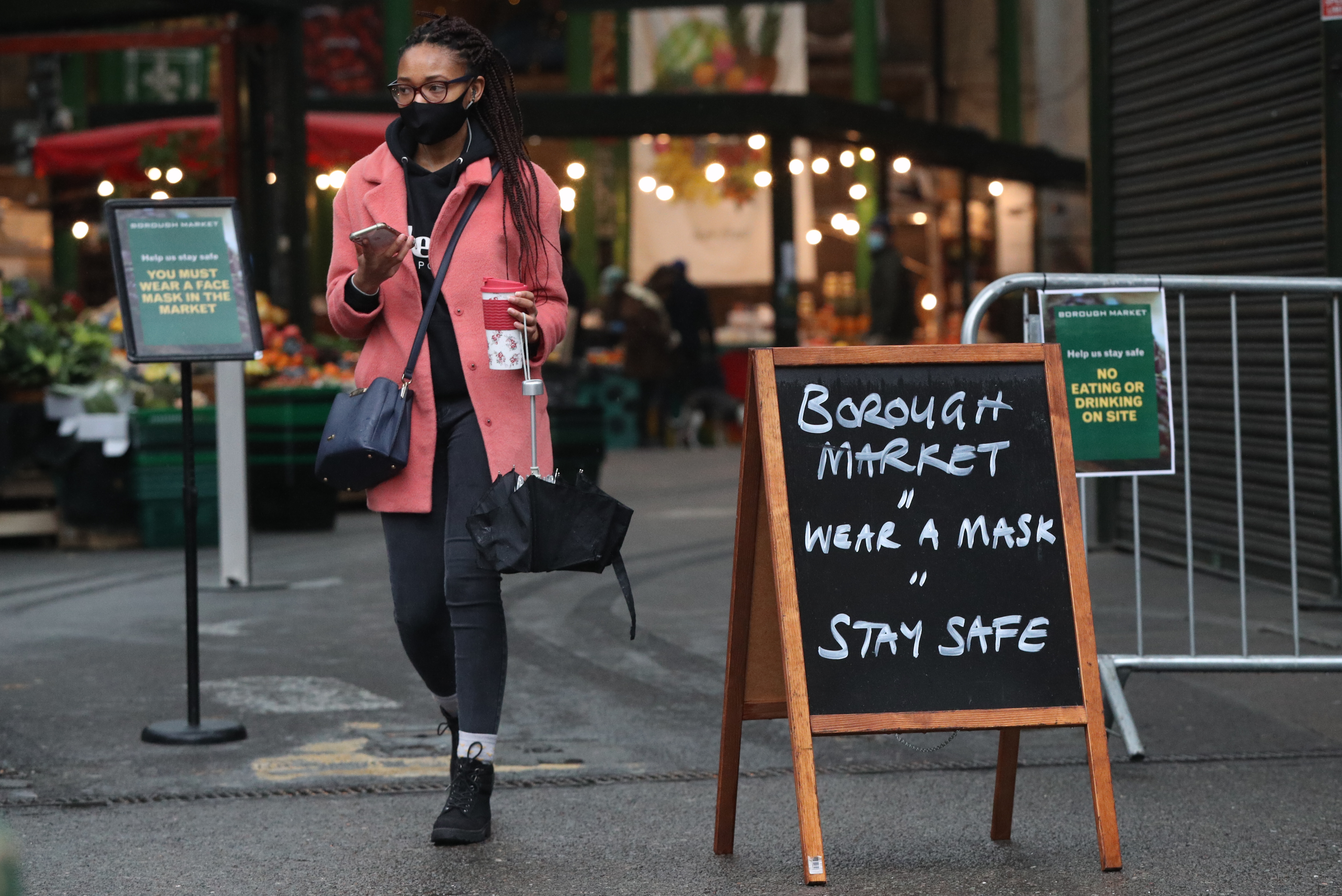 Face masks to remain compulsory at Borough Market 